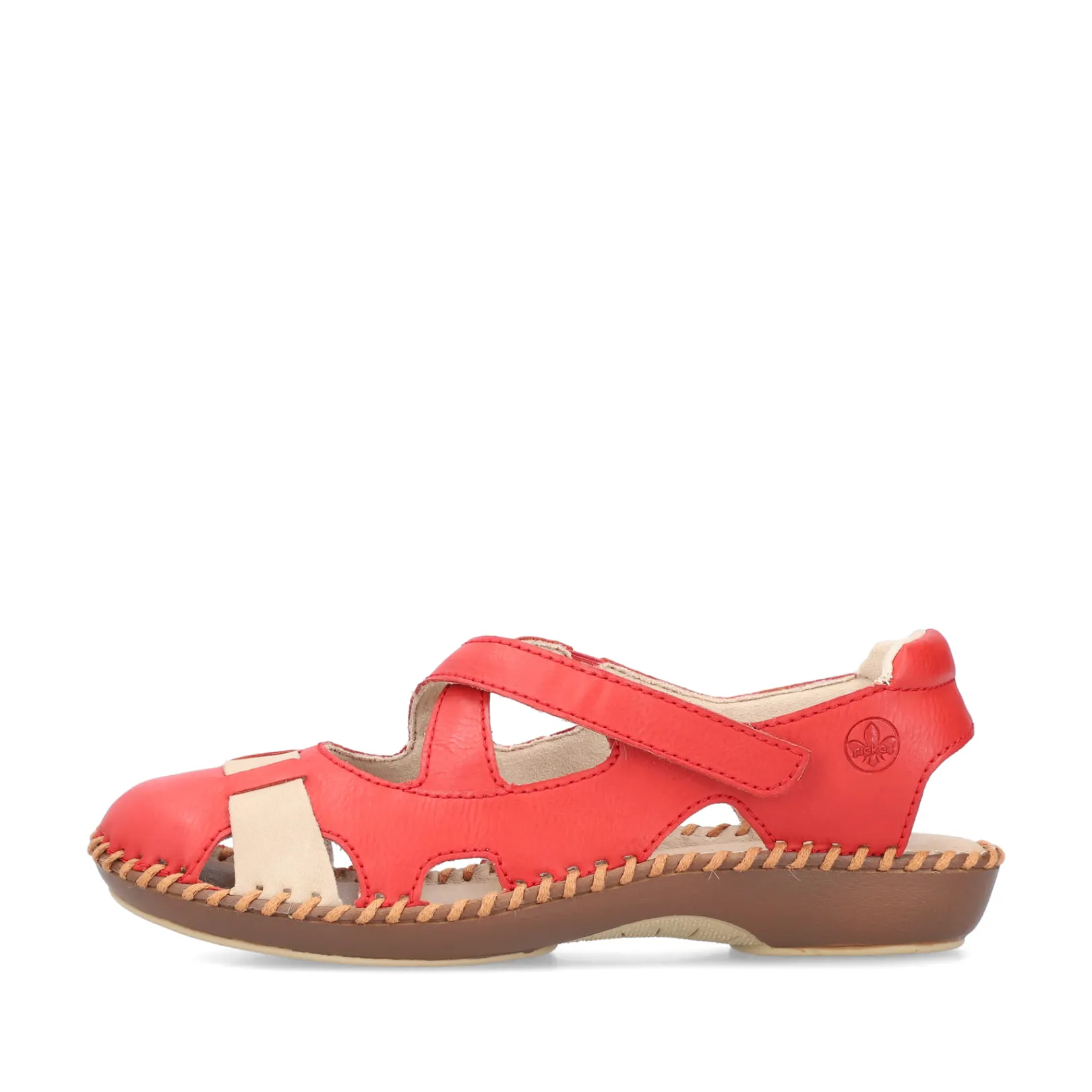 Rieker Halbschuhe & Slipper | Loafer & Ballerinas<Damen Ballerinas feuer Rot