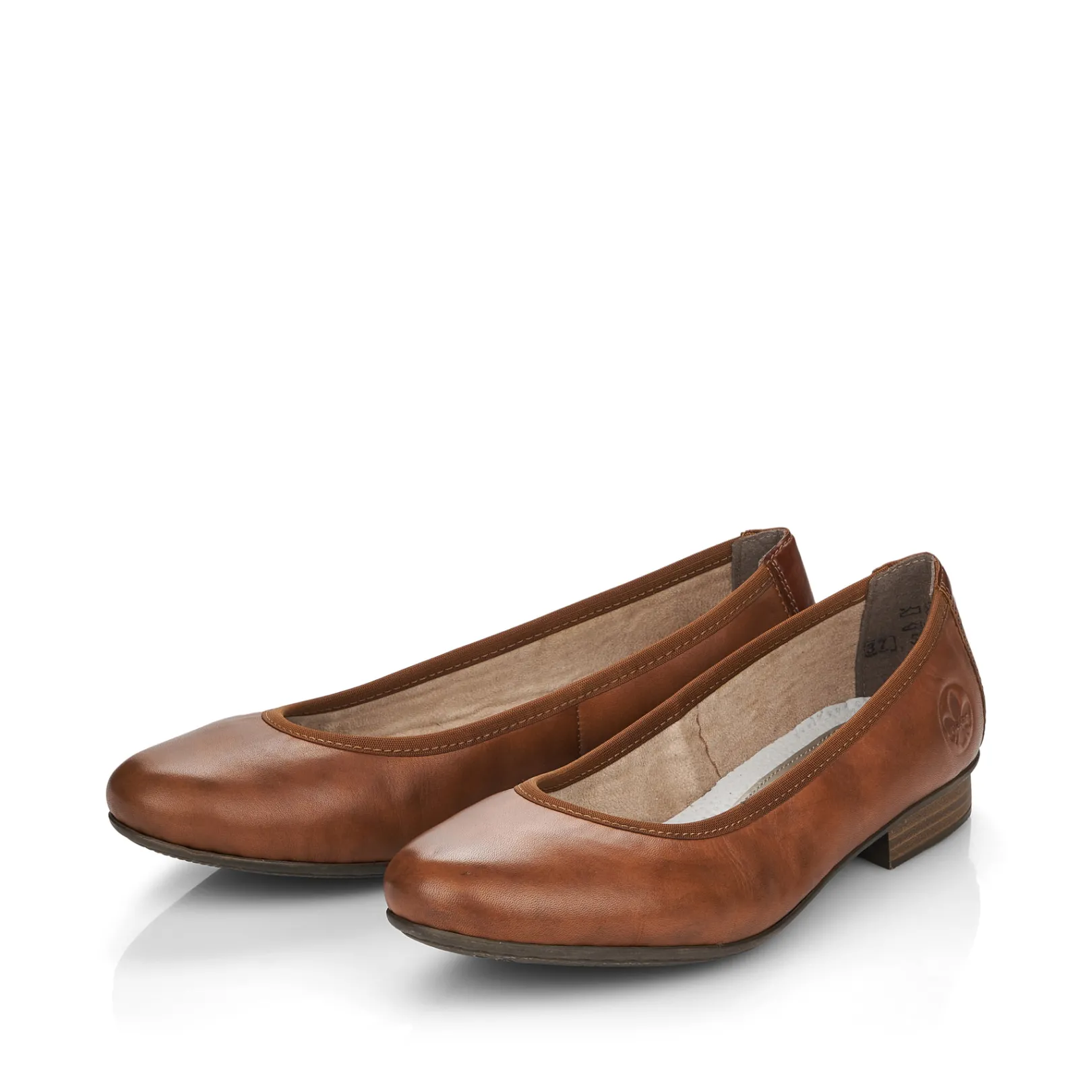 Rieker Halbschuhe & Slipper | Loafer & Ballerinas<Damen Ballerinas kastanien Braun