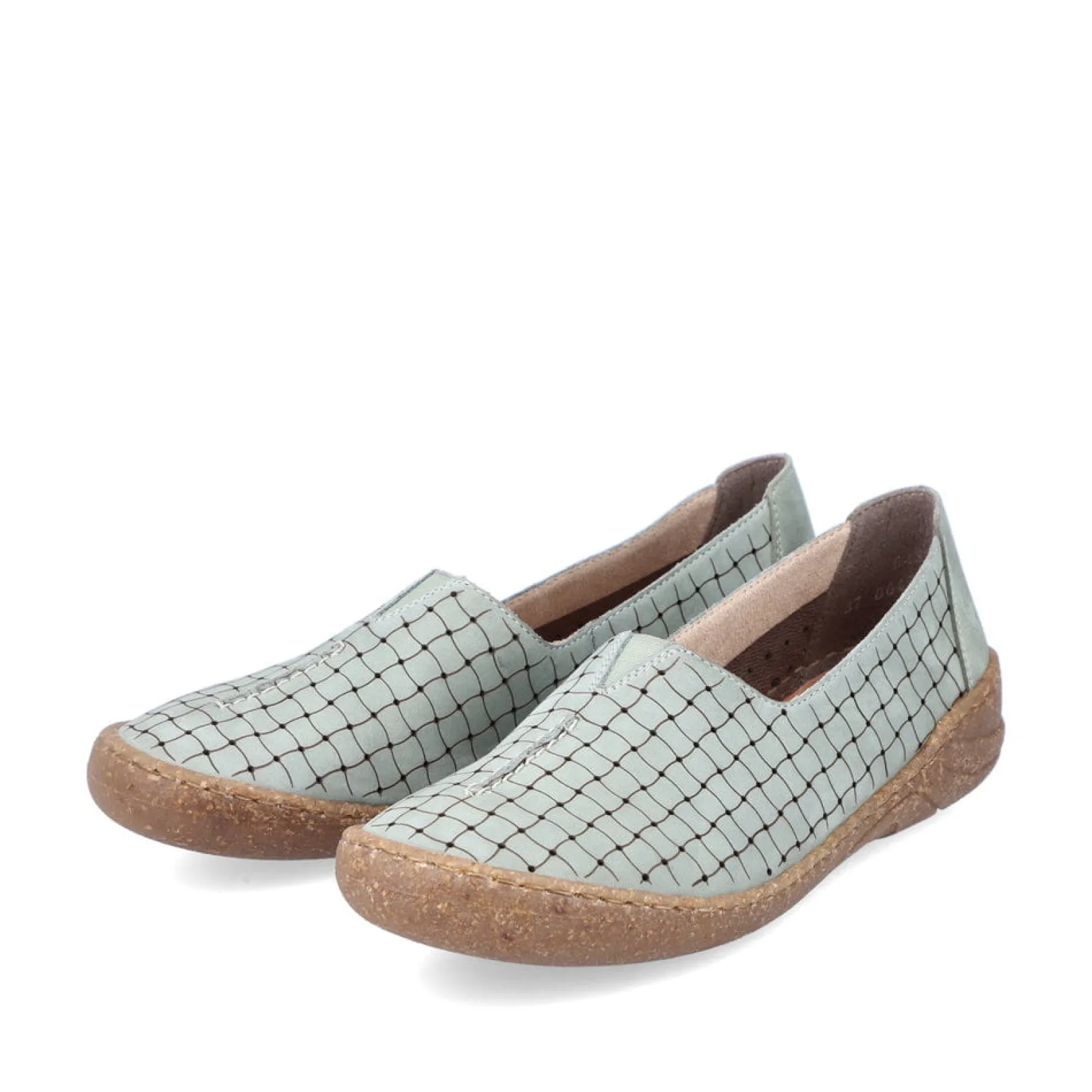 Rieker Halbschuhe & Slipper | Loafer & Ballerinas<Damen Ballerinas mint Grün