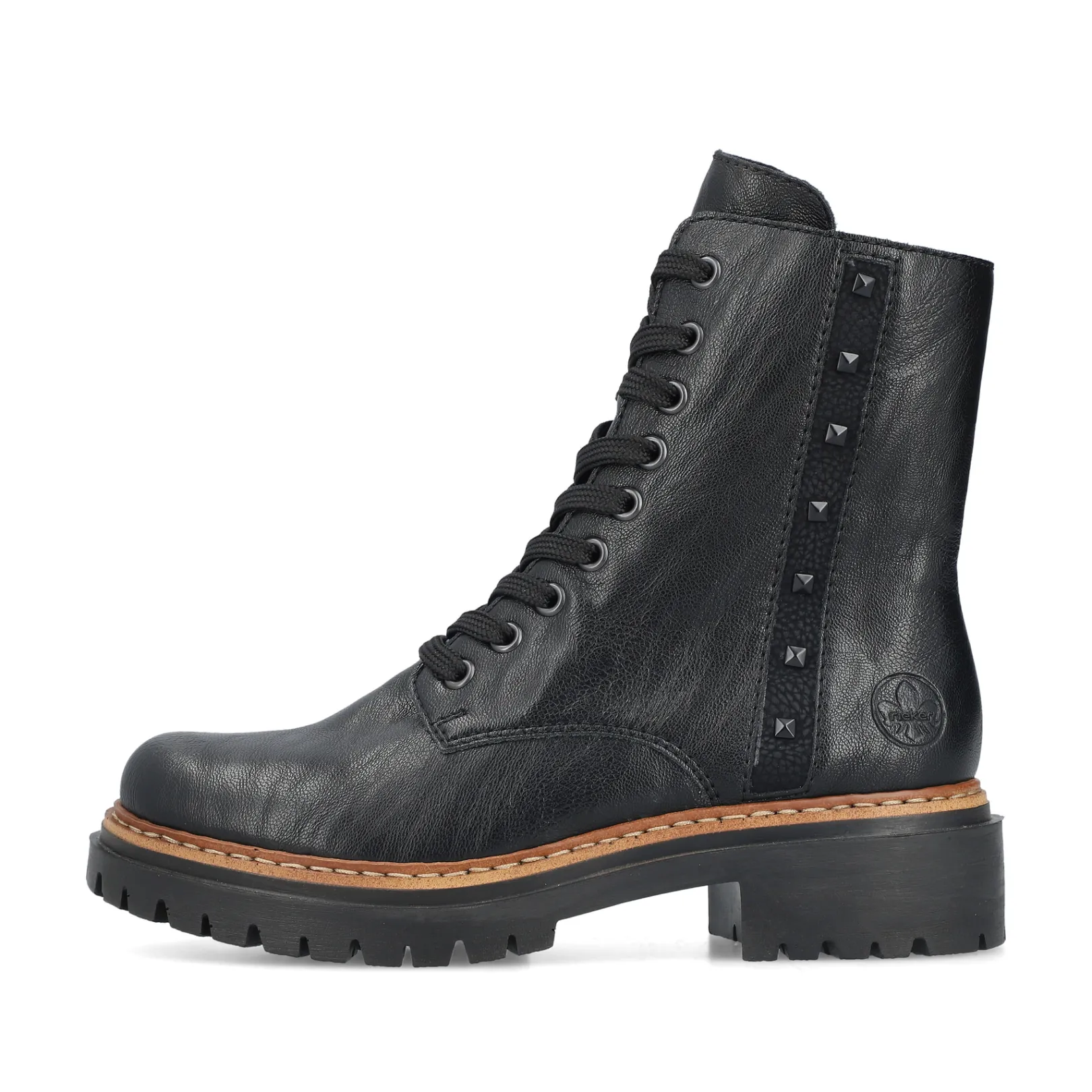 Rieker Biker Boots | Stiefeletten & Boots<Damen Biker Boots asphalt Schwarz