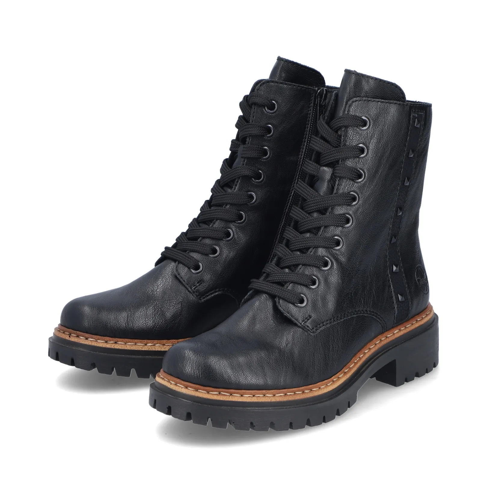 Rieker Biker Boots | Stiefeletten & Boots<Damen Biker Boots asphalt Schwarz