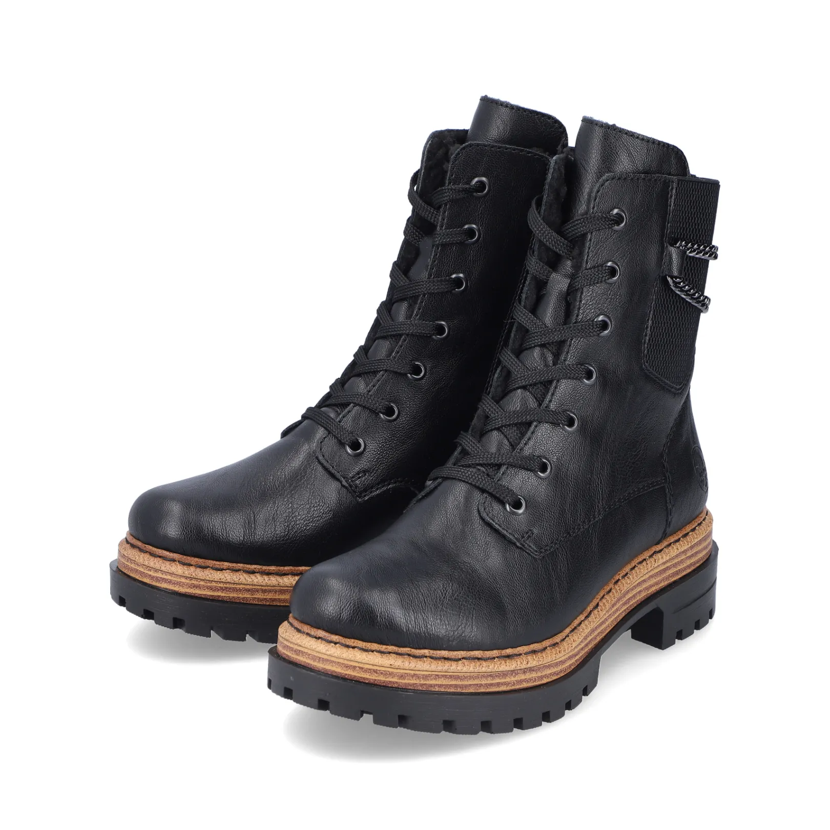 Rieker Biker Boots | Stiefeletten & Boots<Damen Biker Boots asphalt Schwarz