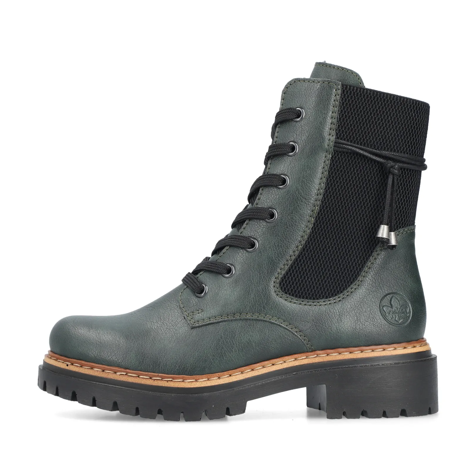 Rieker Biker Boots | Stiefeletten & Boots<Damen Biker Boots grau Grün