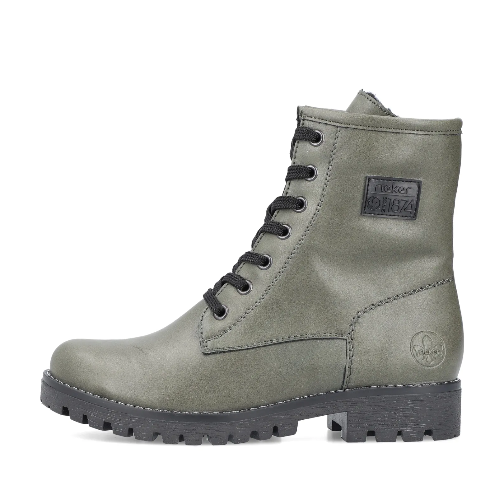 Rieker Biker Boots | Stiefeletten & Boots<Damen Biker Boots grau Grün