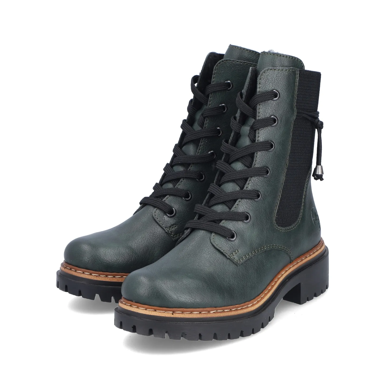 Rieker Biker Boots | Stiefeletten & Boots<Damen Biker Boots grau Grün