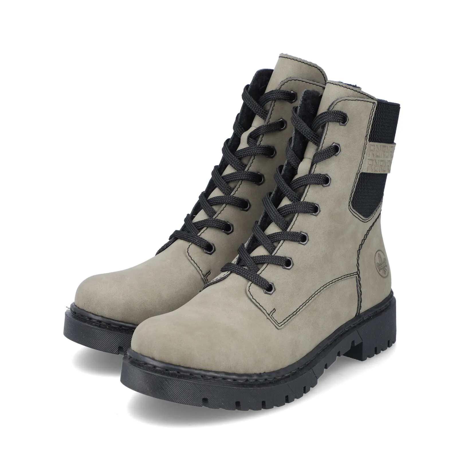 Rieker Biker Boots | Stiefeletten & Boots<Damen Biker Boots grau Grün