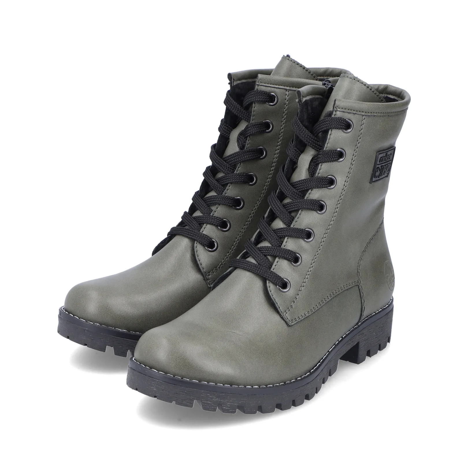 Rieker Biker Boots | Stiefeletten & Boots<Damen Biker Boots grau Grün