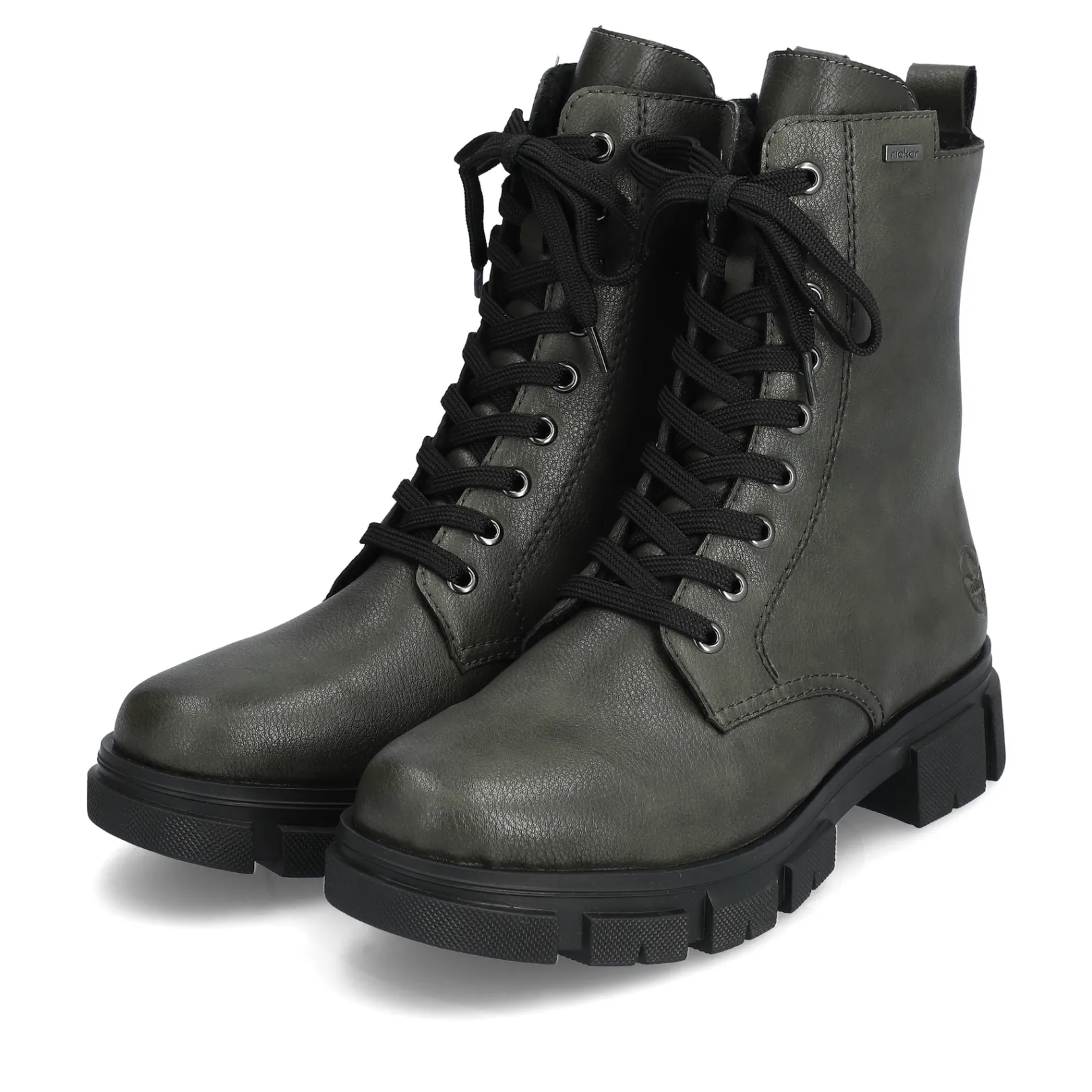 Rieker Biker Boots | Stiefeletten & Boots<Damen Biker Boots grün Grau