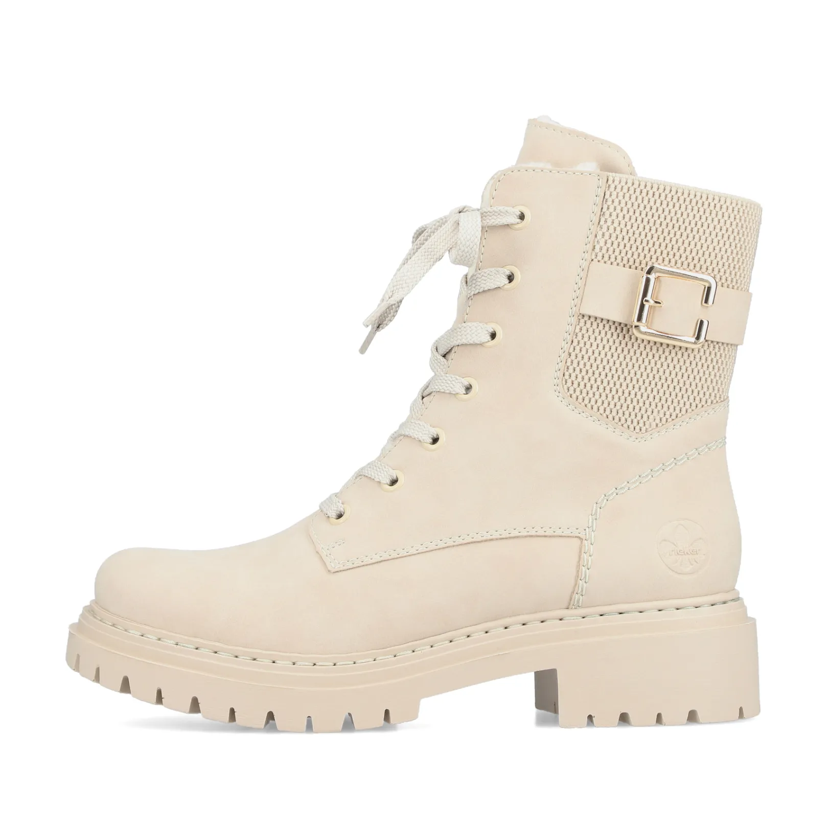 Rieker Biker Boots | Stiefeletten & Boots<Damen Biker Boots hell Beige