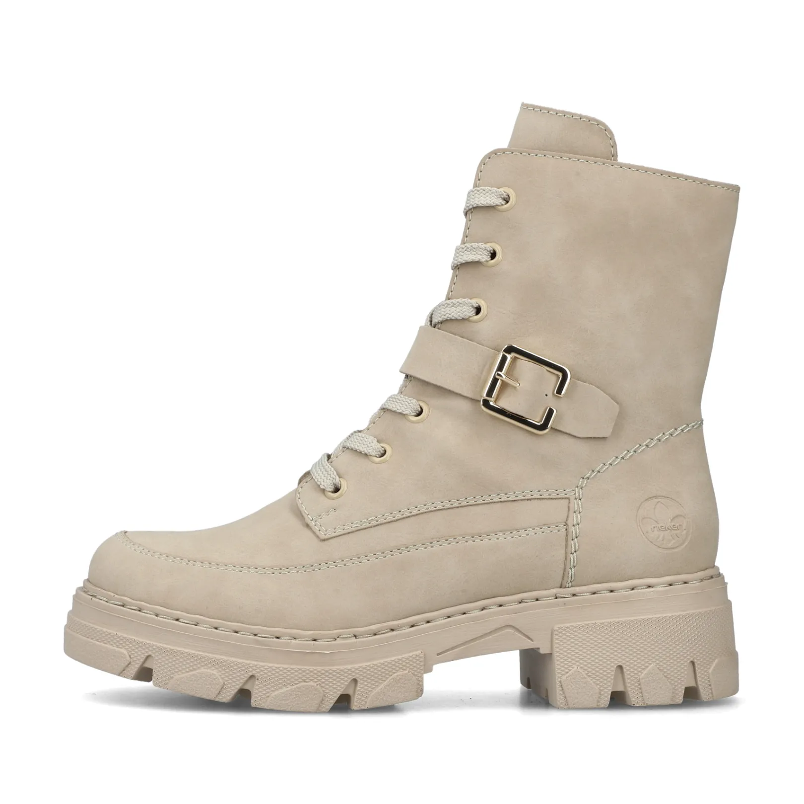 Rieker Biker Boots | Stiefeletten & Boots<Damen Biker Boots hell Beige