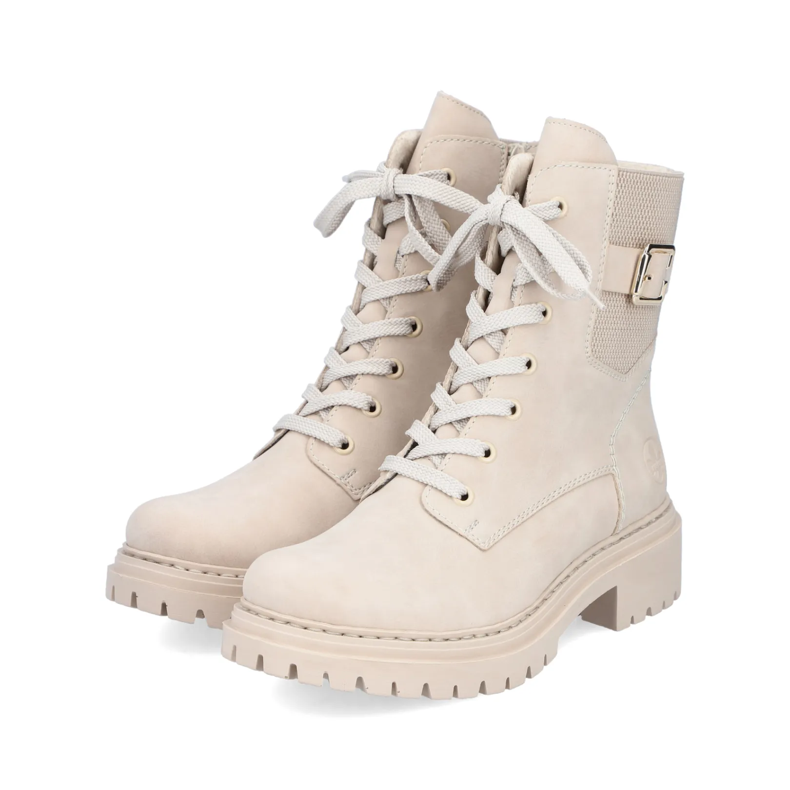 Rieker Biker Boots | Stiefeletten & Boots<Damen Biker Boots hell Beige