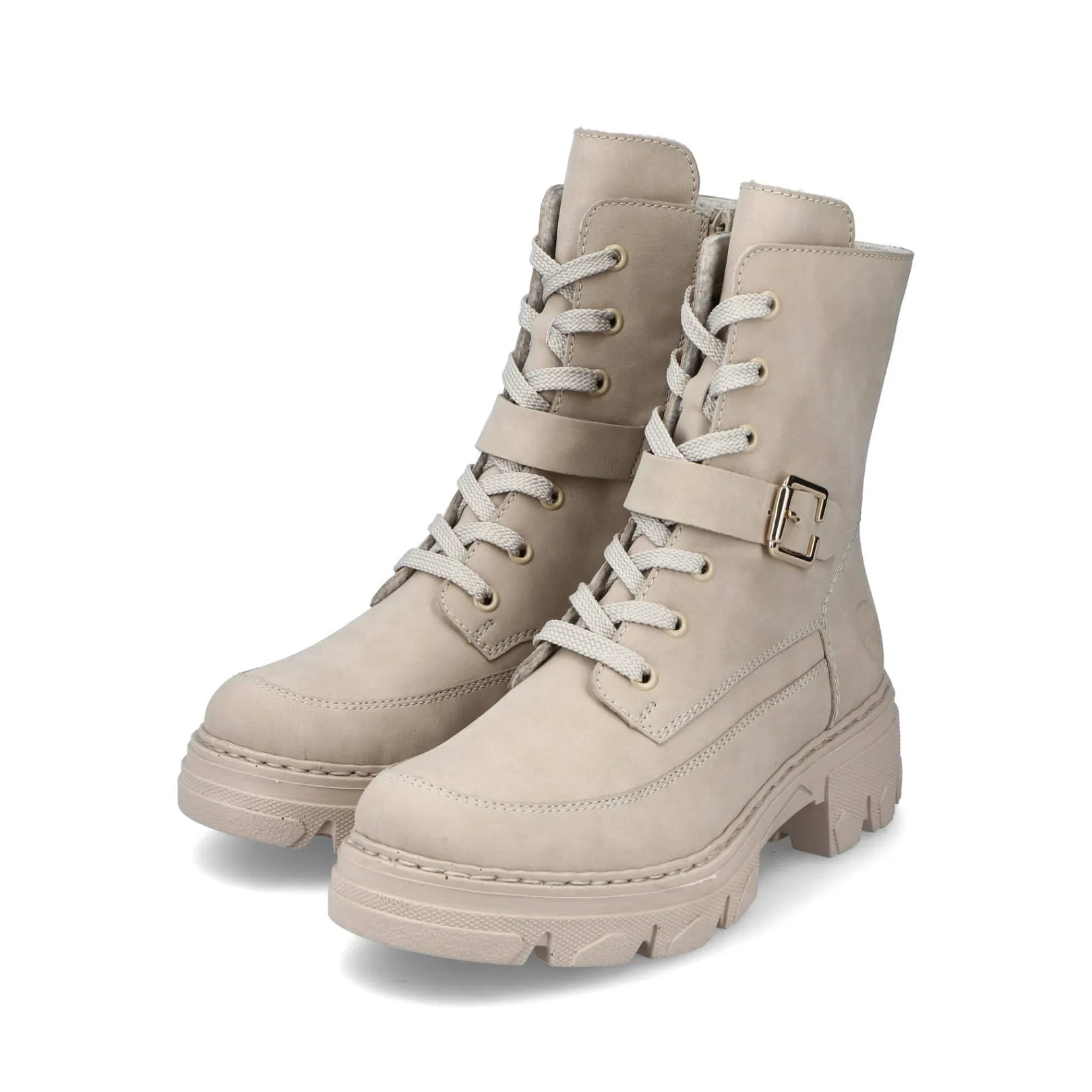 Rieker Biker Boots | Stiefeletten & Boots<Damen Biker Boots hell Beige