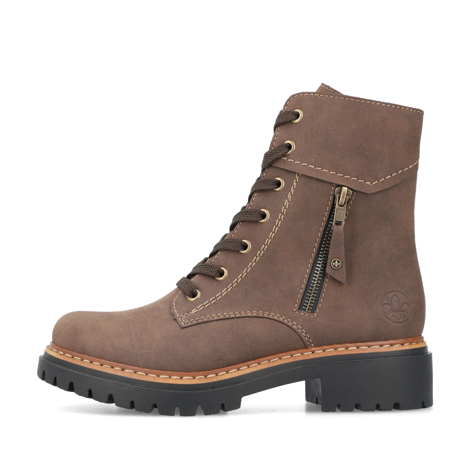 Rieker Biker Boots | Stiefeletten & Boots<Damen Biker Boots holz Braun