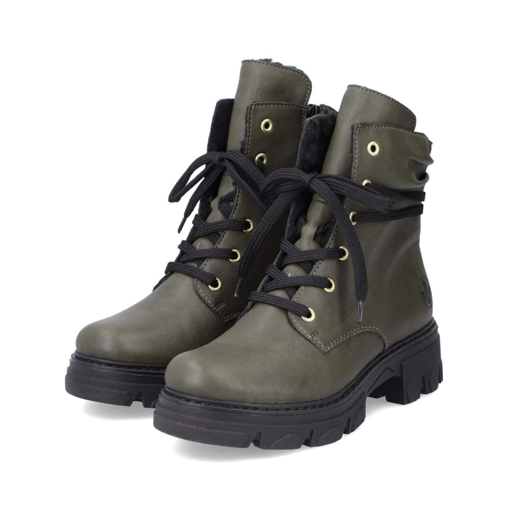 Rieker Biker Boots | Stiefeletten & Boots<Damen Biker Boots khaki Grün