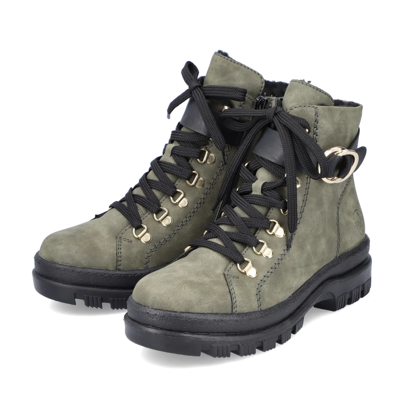 Rieker Biker Boots | Stiefeletten & Boots<Damen Biker Boots laub Grün