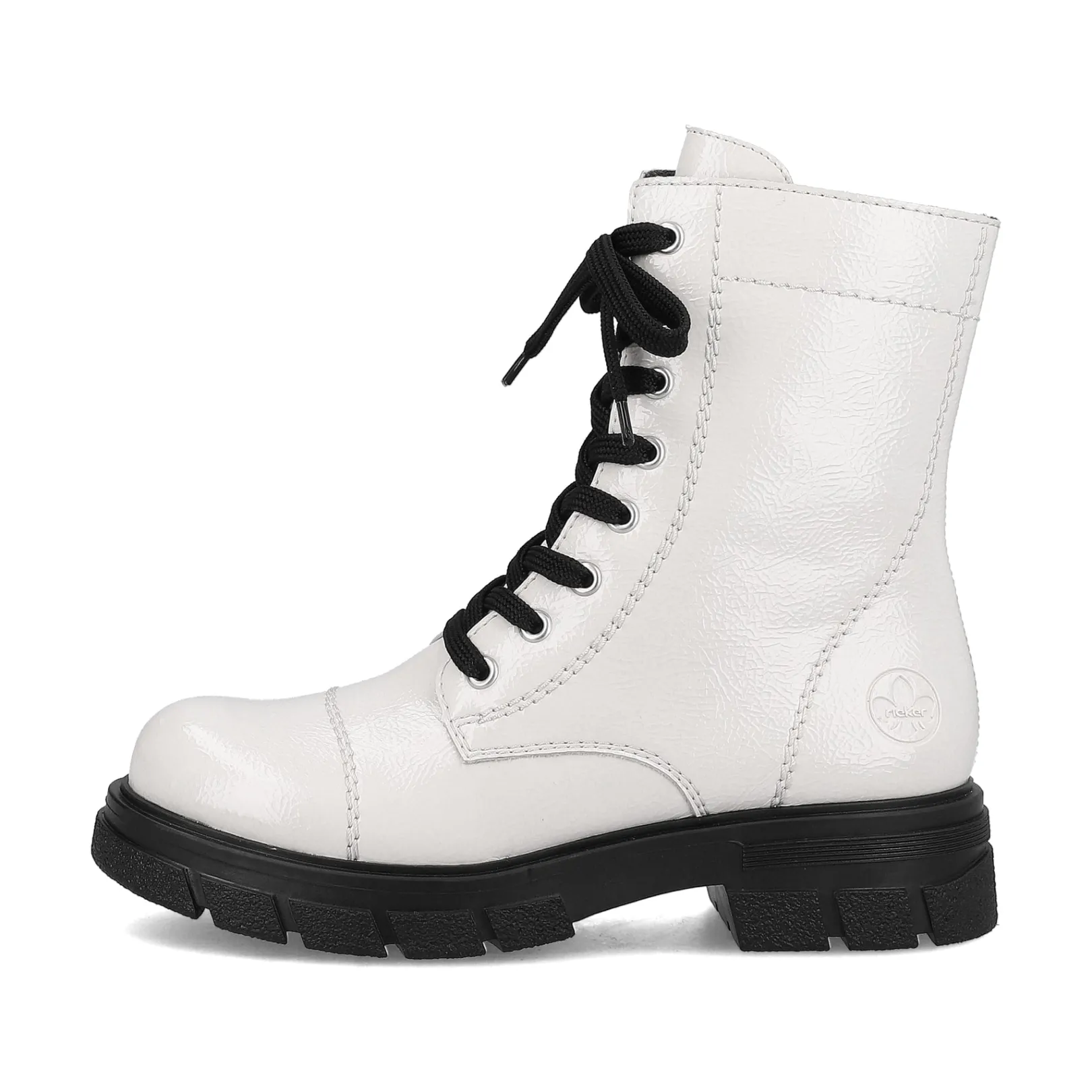 Rieker Stiefeletten & Boots | Biker Boots<Damen Biker Boots reinweiß Weiss