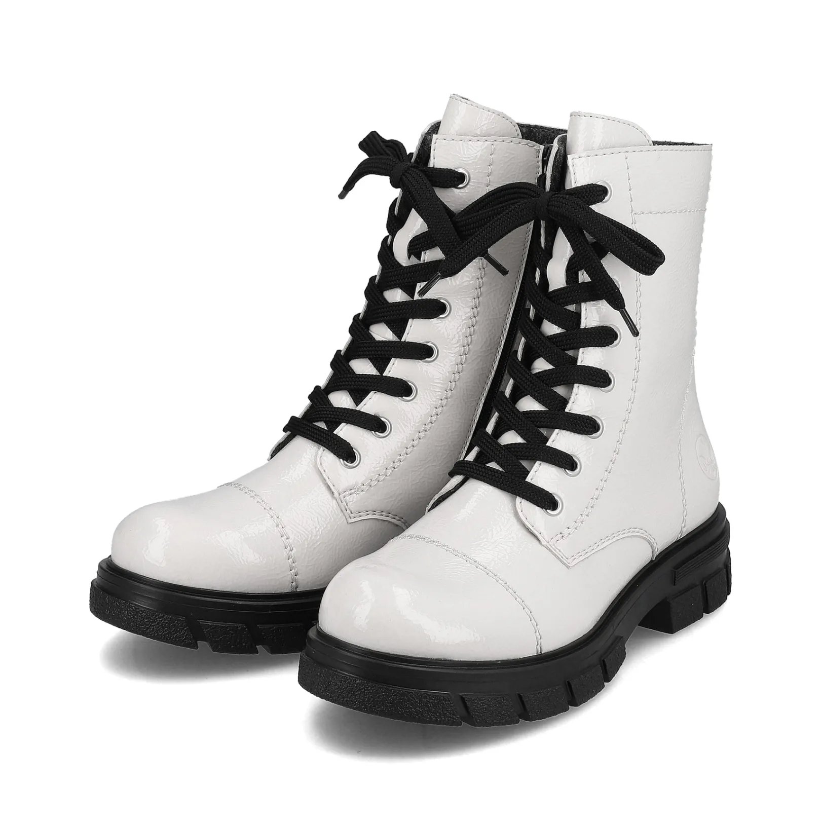 Rieker Stiefeletten & Boots | Biker Boots<Damen Biker Boots reinweiß Weiss