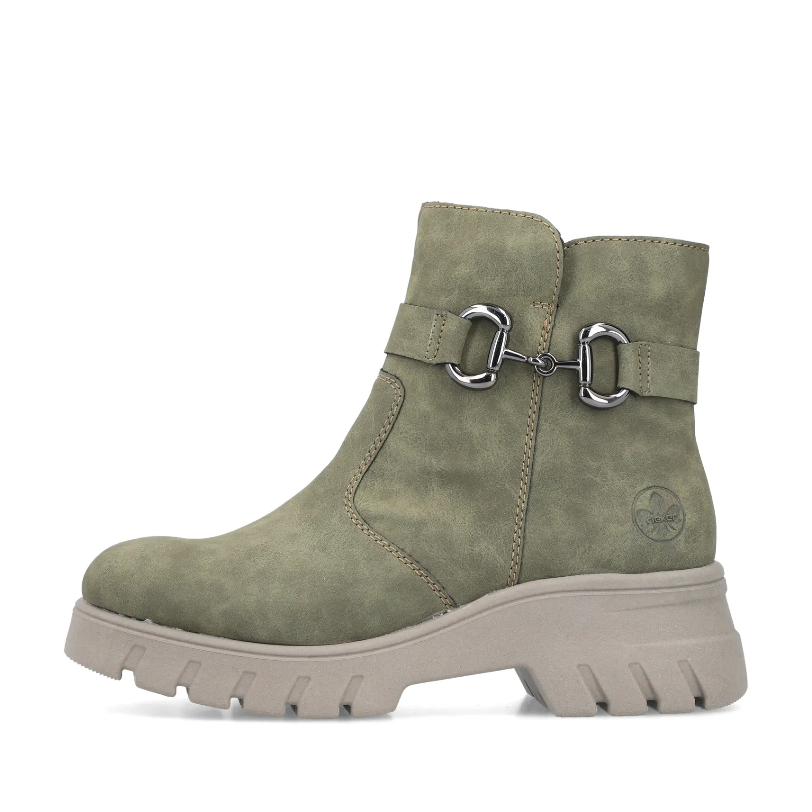 Rieker Biker Boots | Stiefeletten & Boots<Damen Biker Boots schilf Grün