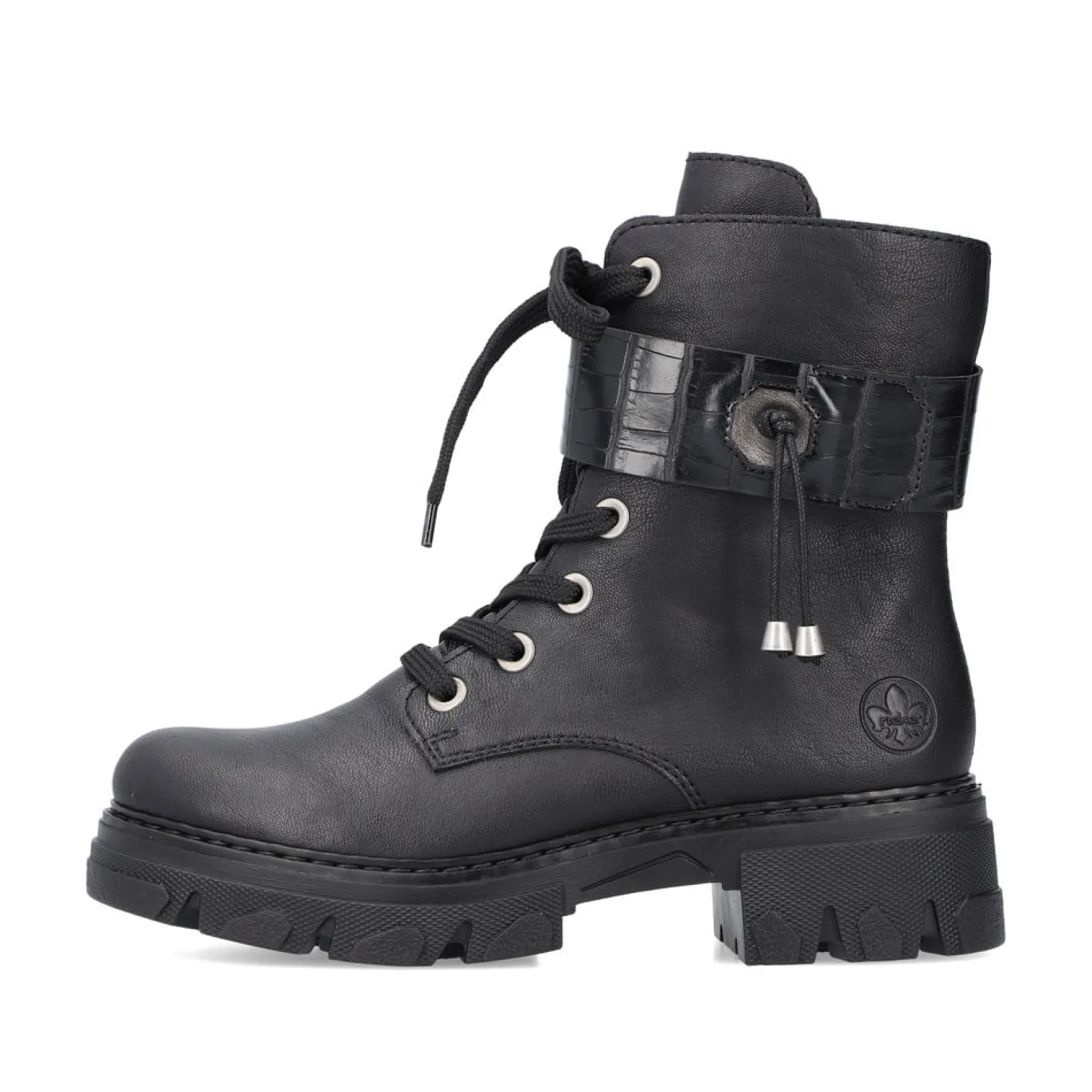 Rieker Biker Boots | Stiefeletten & Boots<Damen Biker Boots tief Schwarz