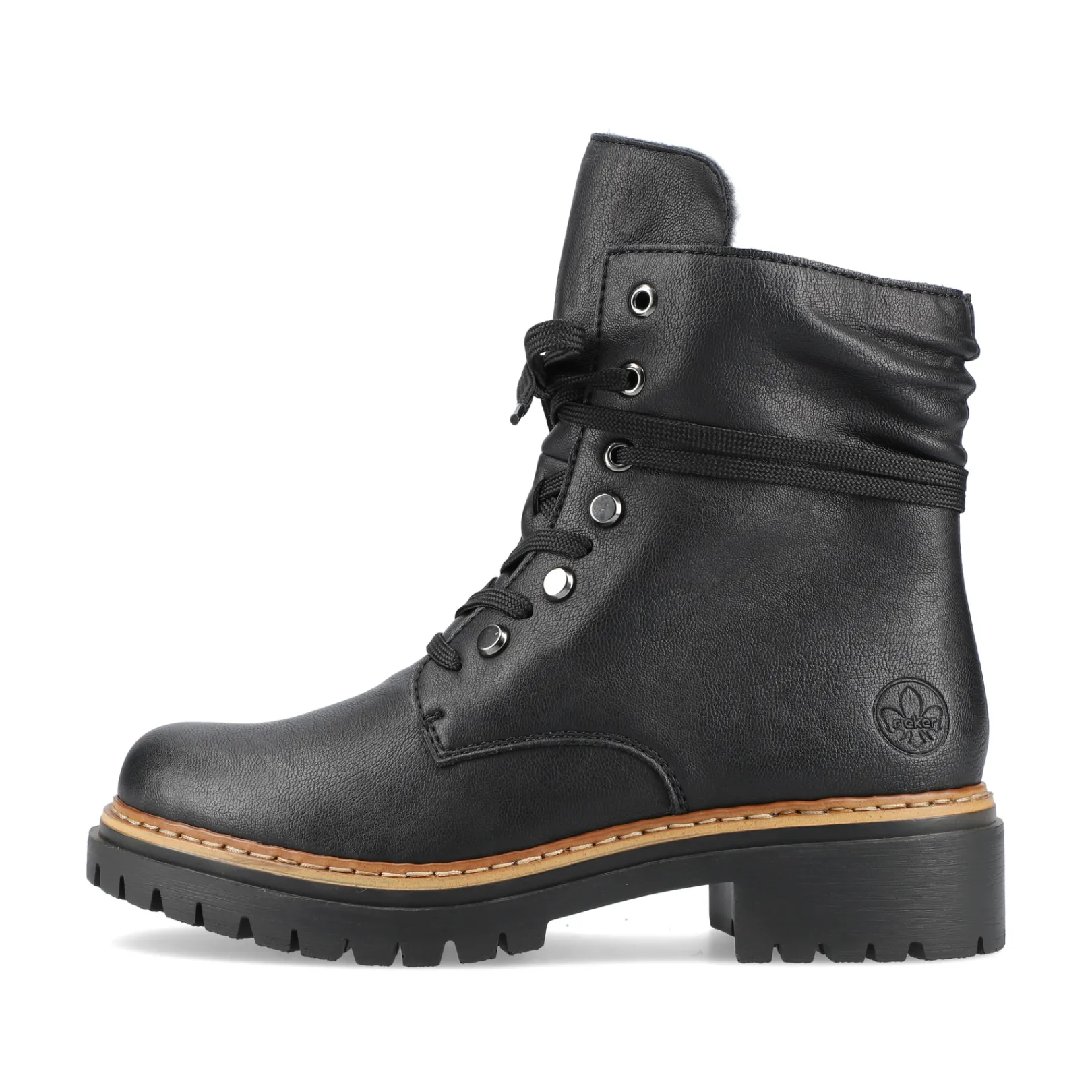 Rieker Biker Boots | Stiefeletten & Boots<Damen Biker Boots tief Schwarz