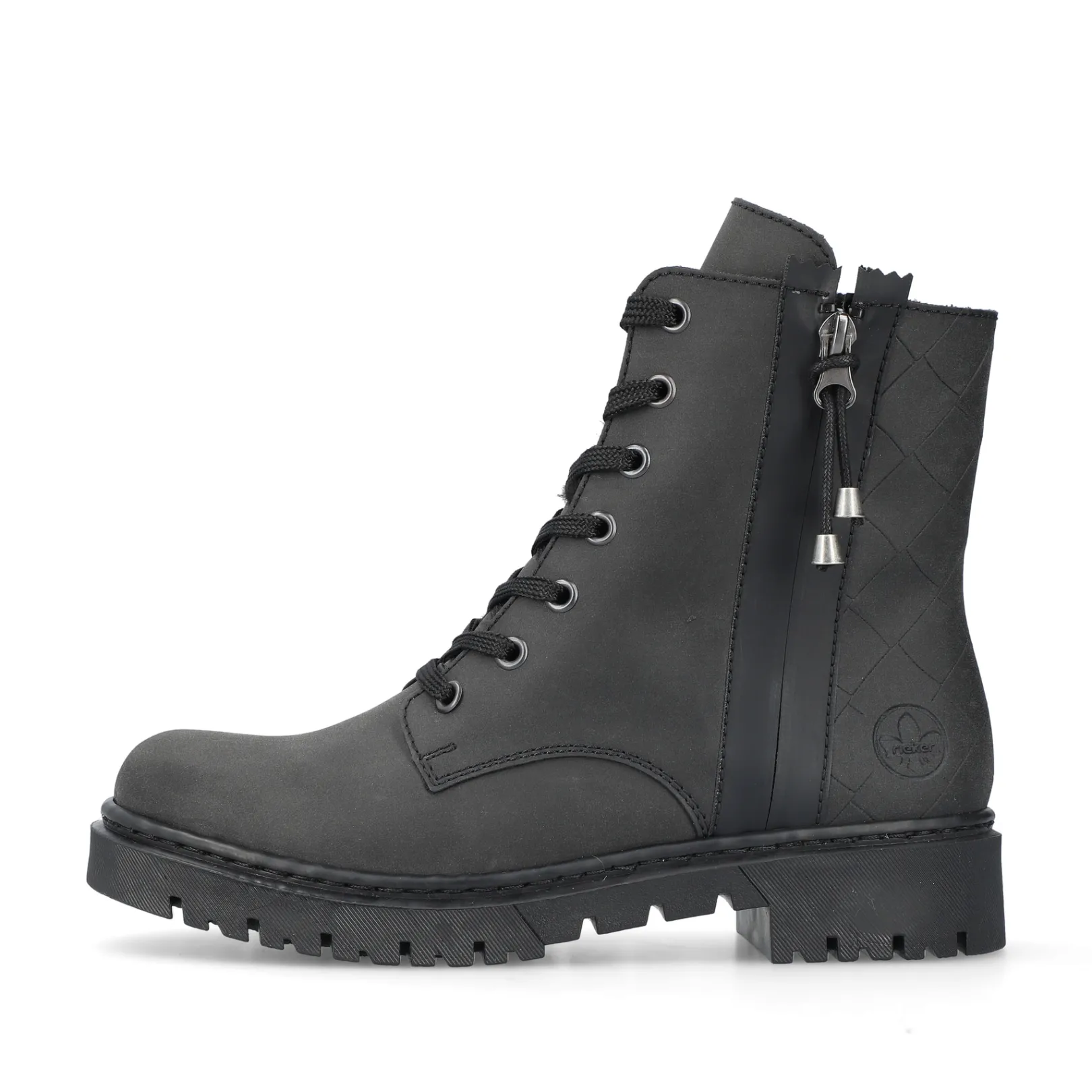 Rieker Biker Boots | Stiefeletten & Boots<Damen Biker Boots tief Schwarz