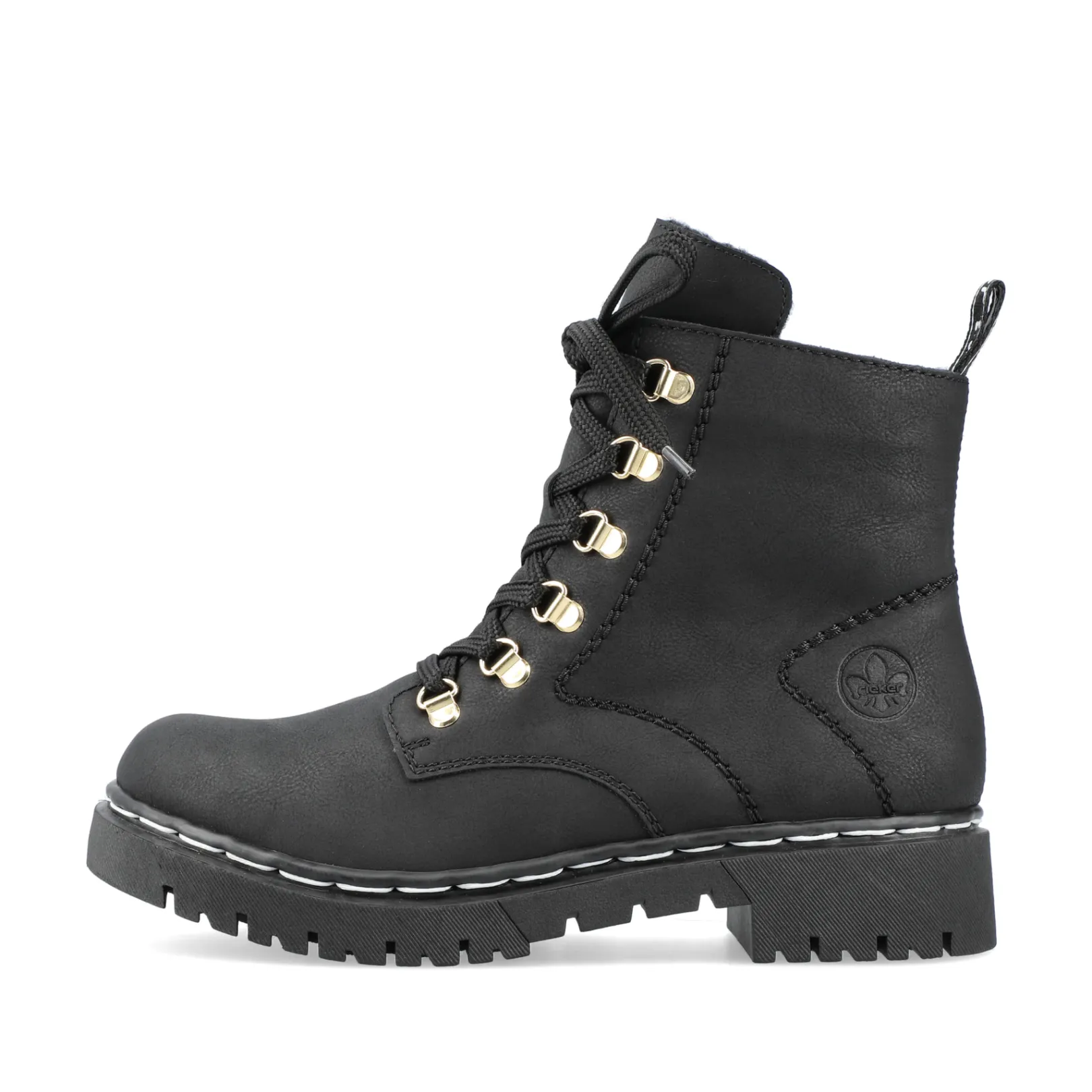 Rieker Biker Boots | Stiefeletten & Boots<Damen Biker Boots tief Schwarz