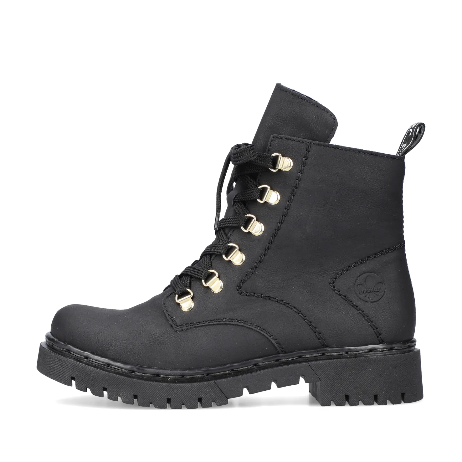 Rieker Biker Boots | Stiefeletten & Boots<Damen Biker Boots tief Schwarz