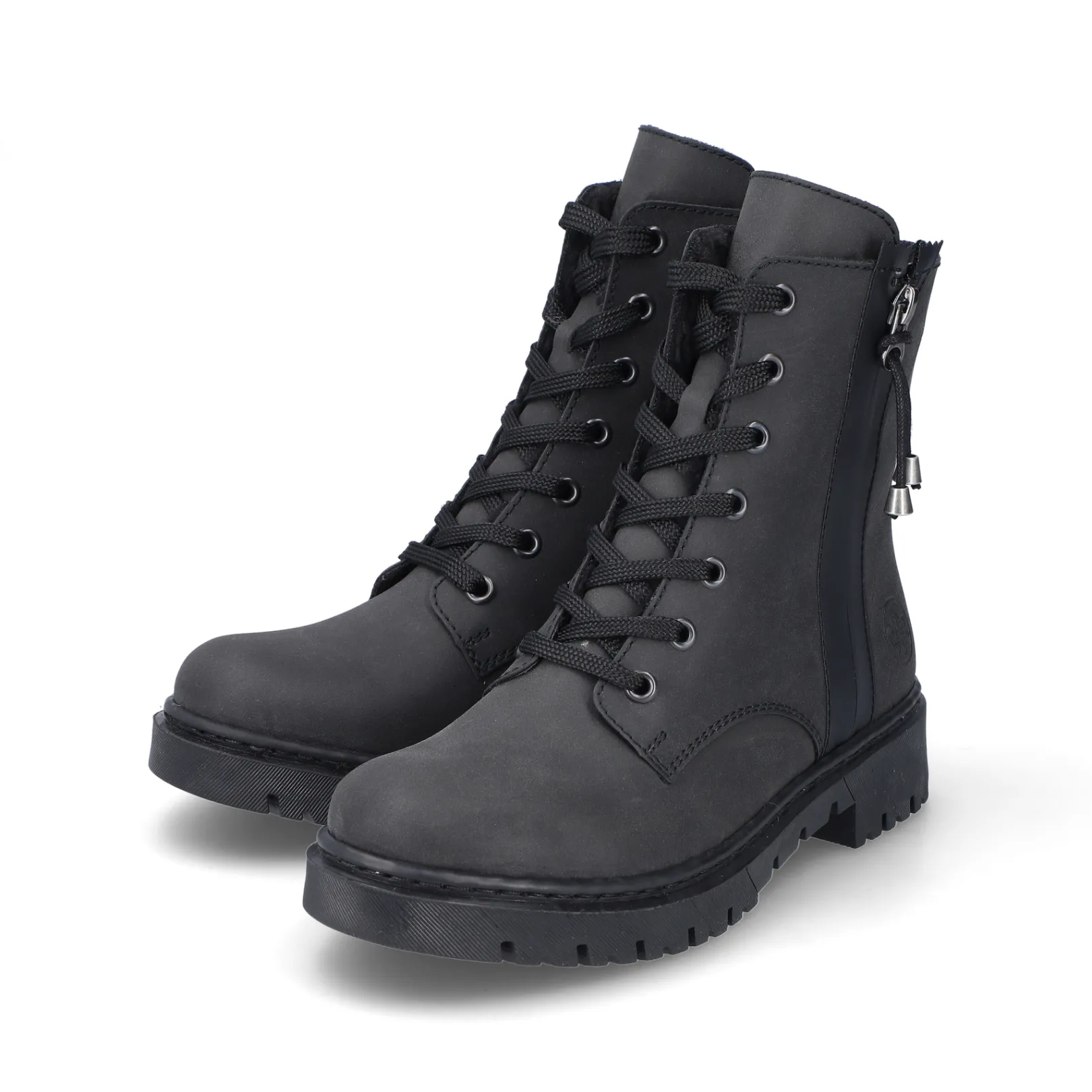 Rieker Biker Boots | Stiefeletten & Boots<Damen Biker Boots tief Schwarz