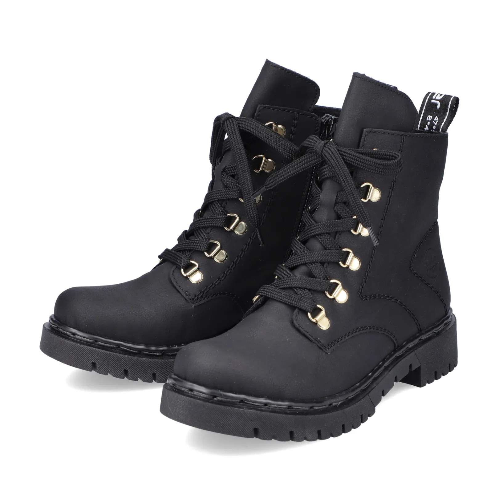 Rieker Biker Boots | Stiefeletten & Boots<Damen Biker Boots tief Schwarz