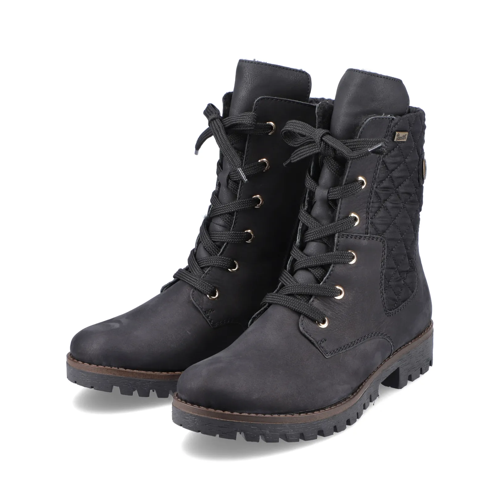 Rieker Biker Boots | Stiefeletten & Boots<Damen Biker Boots tief Schwarz