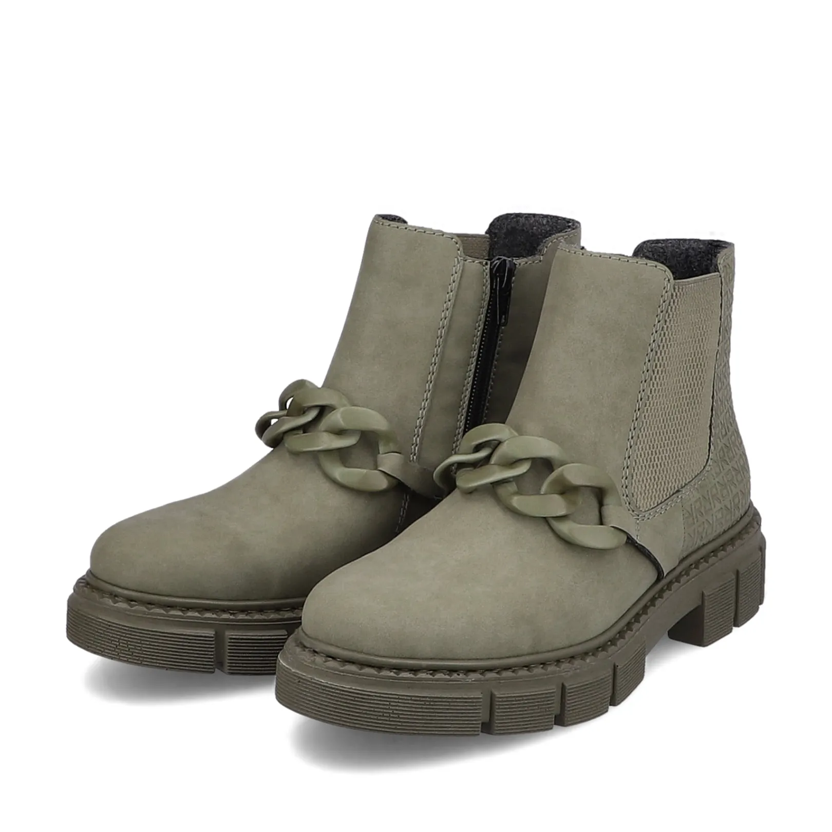 Rieker Chelsea Boots | Stiefeletten & Boots<Damen Chelsea Boots armee Grün