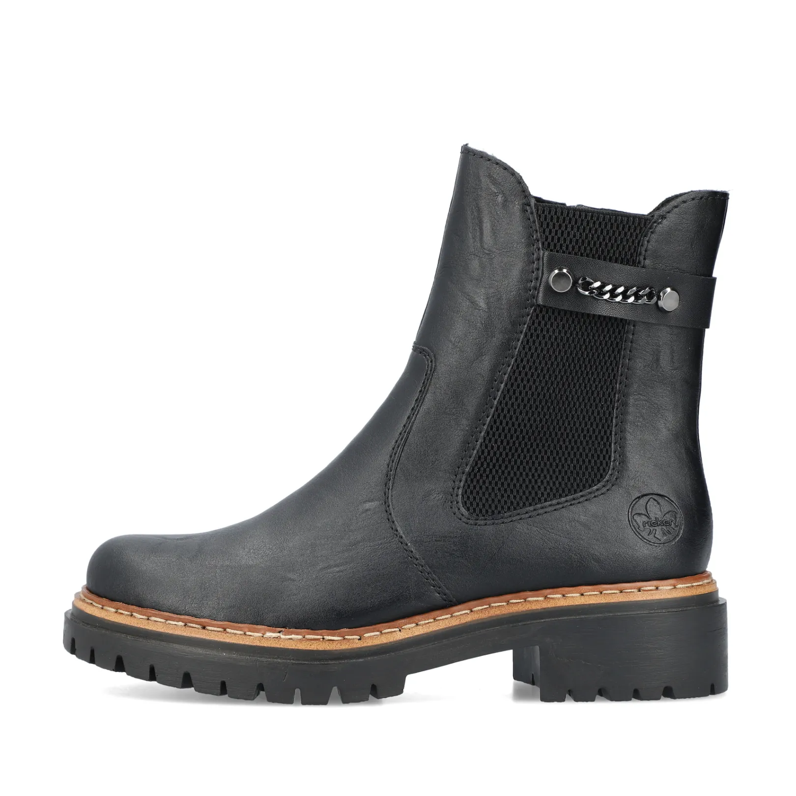 Rieker Chelsea Boots | Stiefeletten & Boots<Damen Chelsea Boots asphalt Schwarz