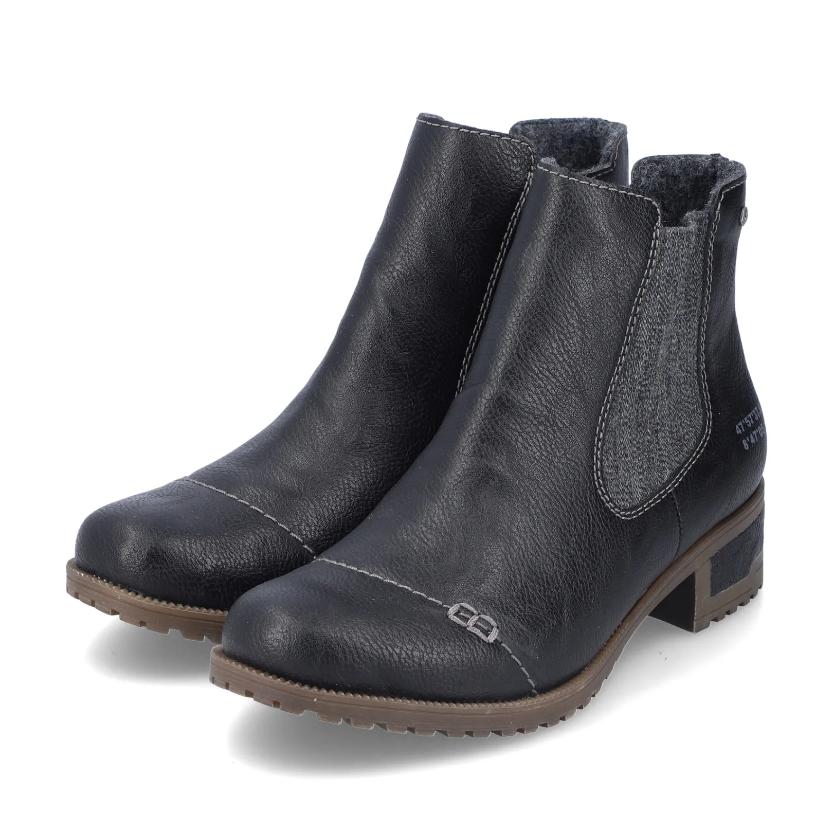 Rieker Chelsea Boots | Stiefeletten & Boots<Damen Chelsea Boots asphalt Schwarz