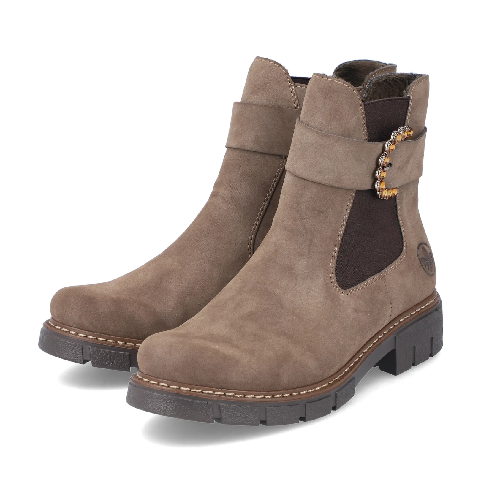 Rieker Chelsea Boots | Stiefeletten & Boots<Damen Chelsea Boots beige Braun