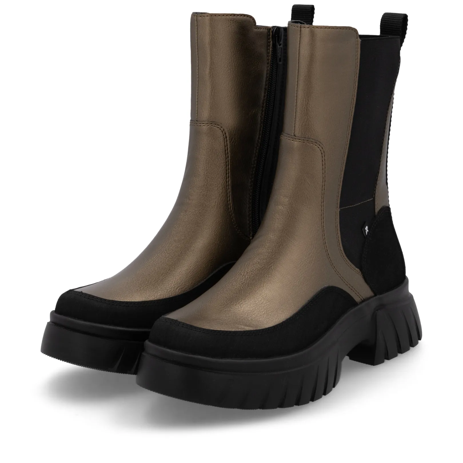 Rieker Chelsea Boots | Stiefeletten & Boots<Damen Chelsea Boots bronze- Schwarz