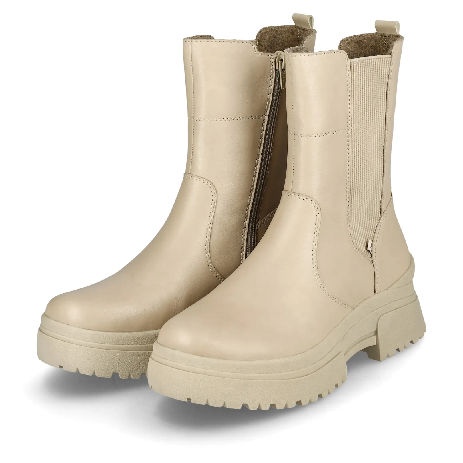 Rieker Chelsea Boots | Stiefeletten & Boots<Damen Chelsea Boots creme Beige