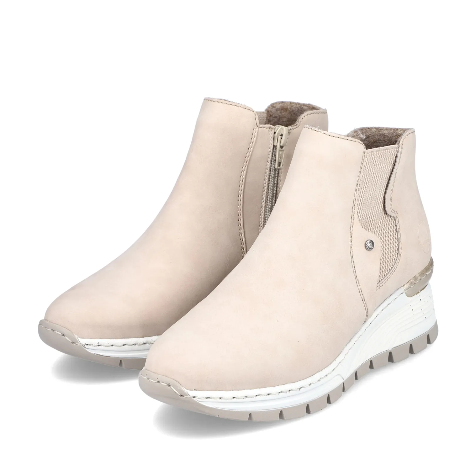 Rieker Chelsea Boots | Stiefeletten & Boots<Damen Chelsea Boots creme Beige