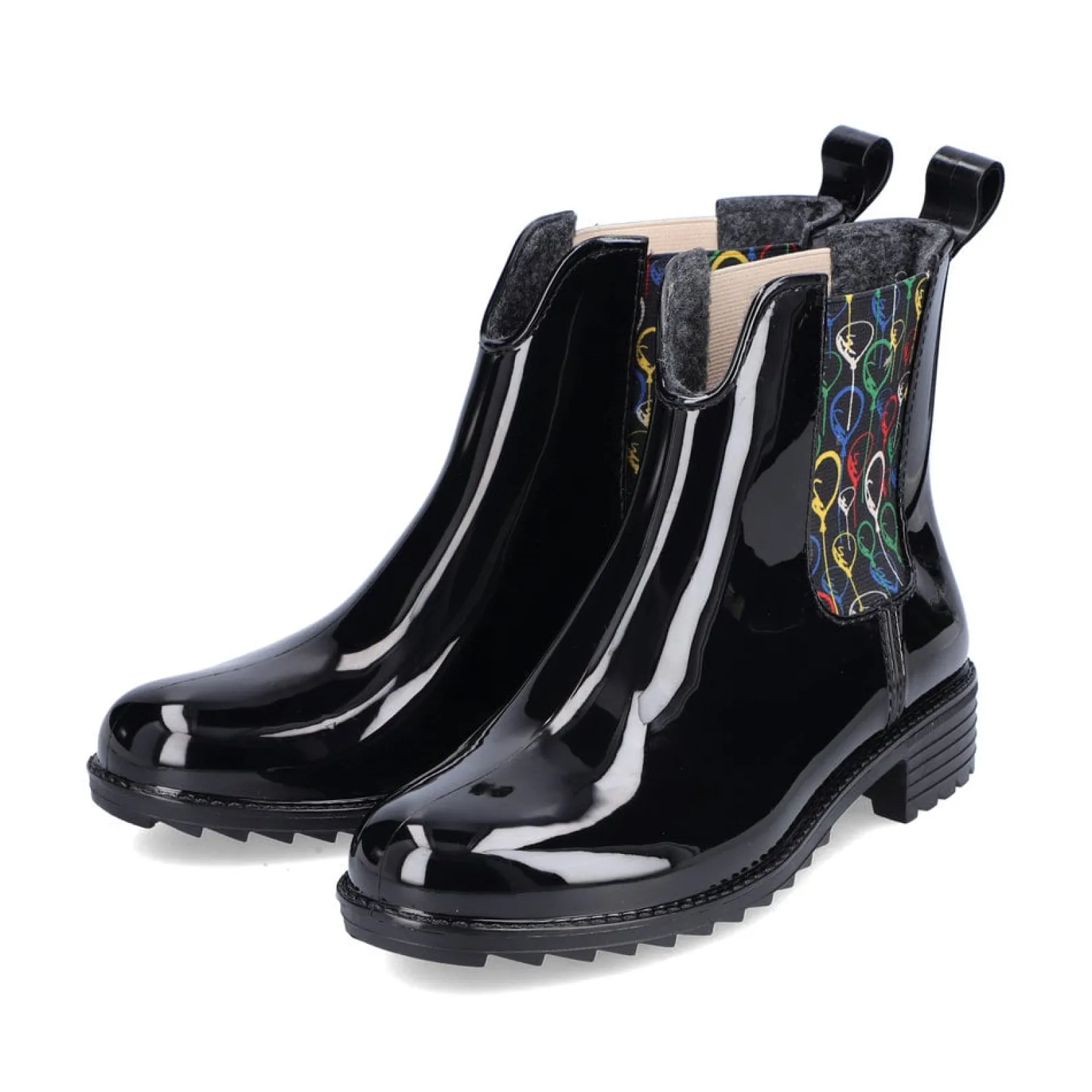 Rieker Chelsea Boots | Stiefeletten & Boots<Damen Chelsea Boots glanz Schwarz