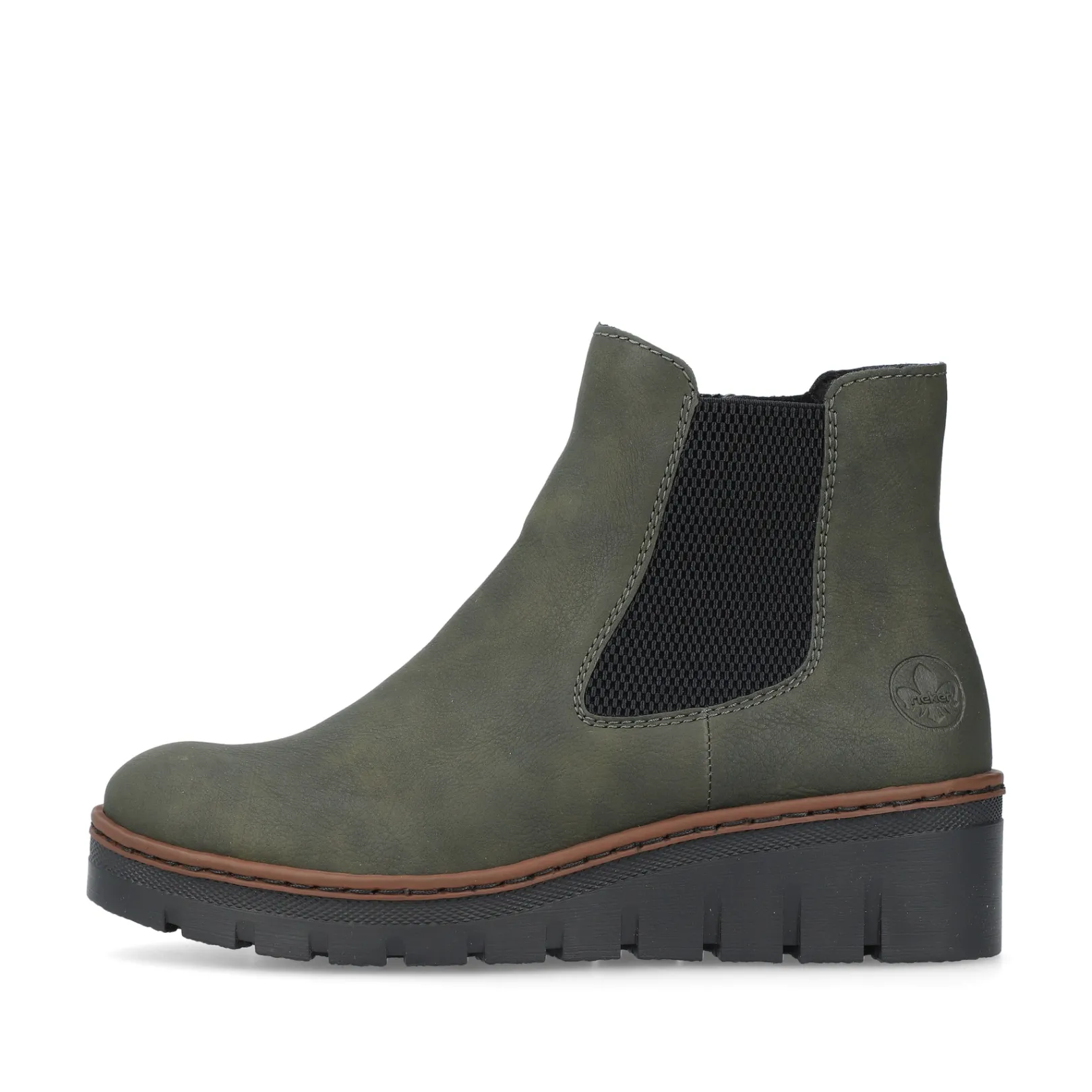 Rieker Chelsea Boots | Stiefeletten & Boots<Damen Chelsea Boots grau-schwarz Grün