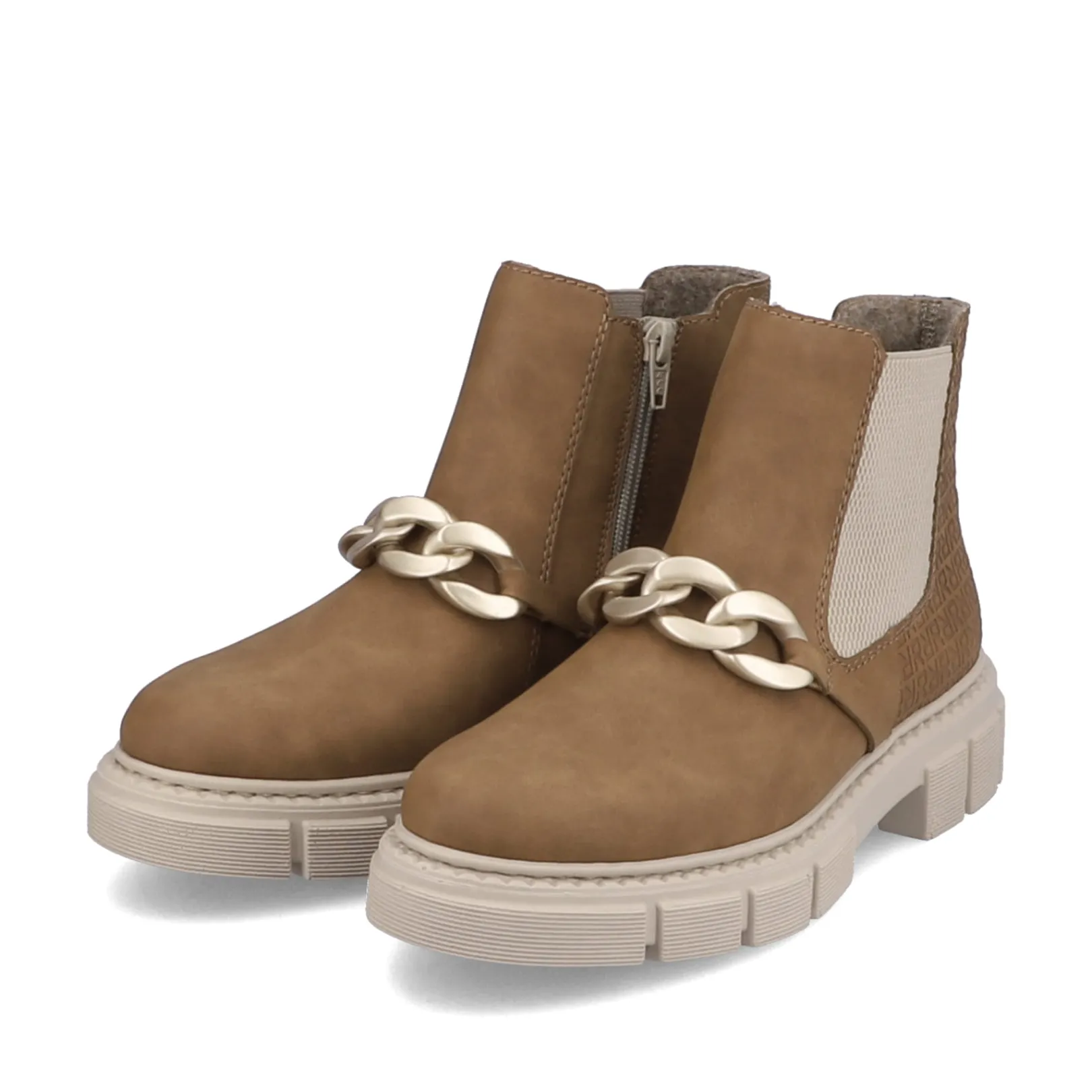 Rieker Chelsea Boots | Stiefeletten & Boots<Damen Chelsea Boots kamel Braun