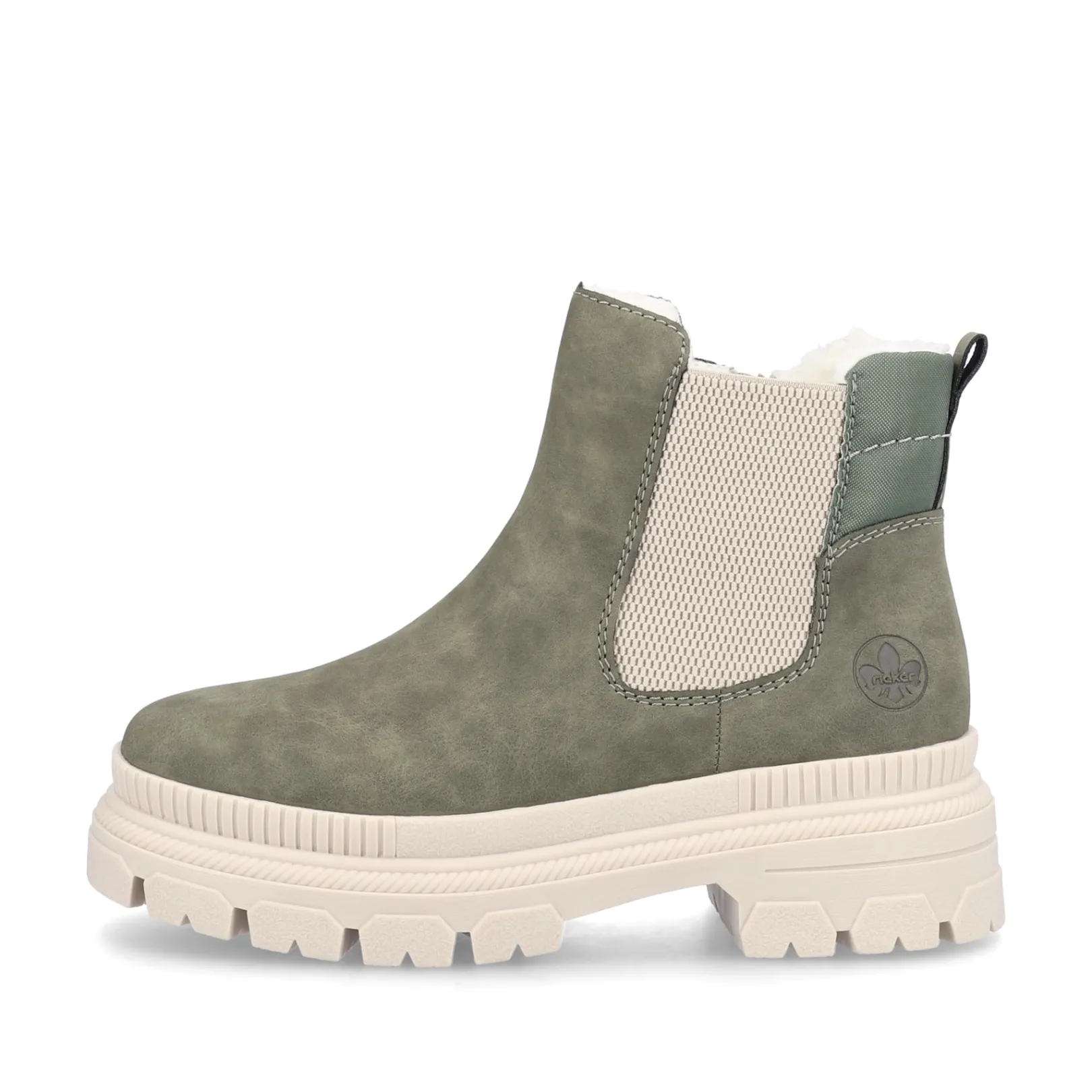 Rieker Chelsea Boots | Stiefeletten & Boots<Damen Chelsea Boots oliv Grün