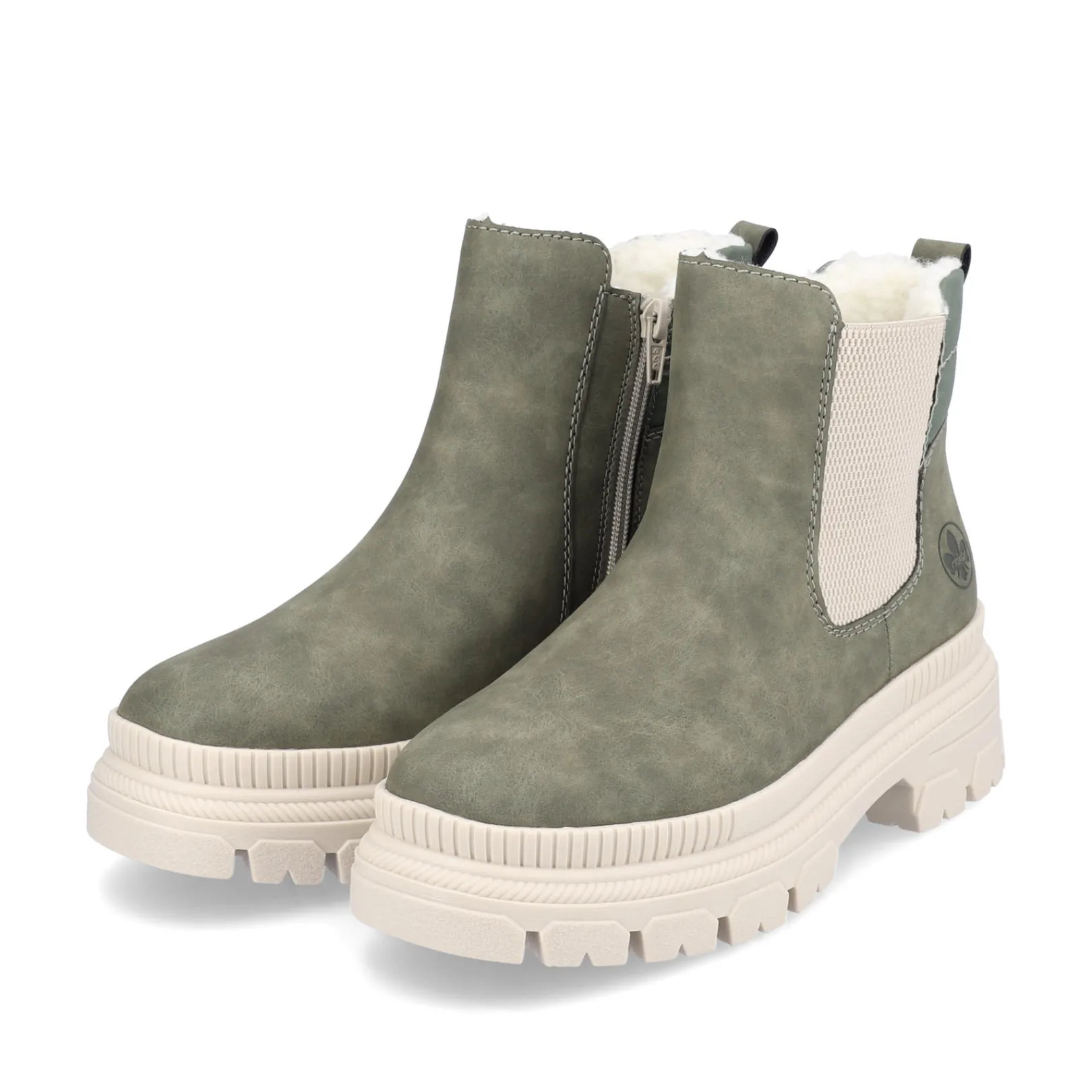 Rieker Chelsea Boots | Stiefeletten & Boots<Damen Chelsea Boots oliv Grün