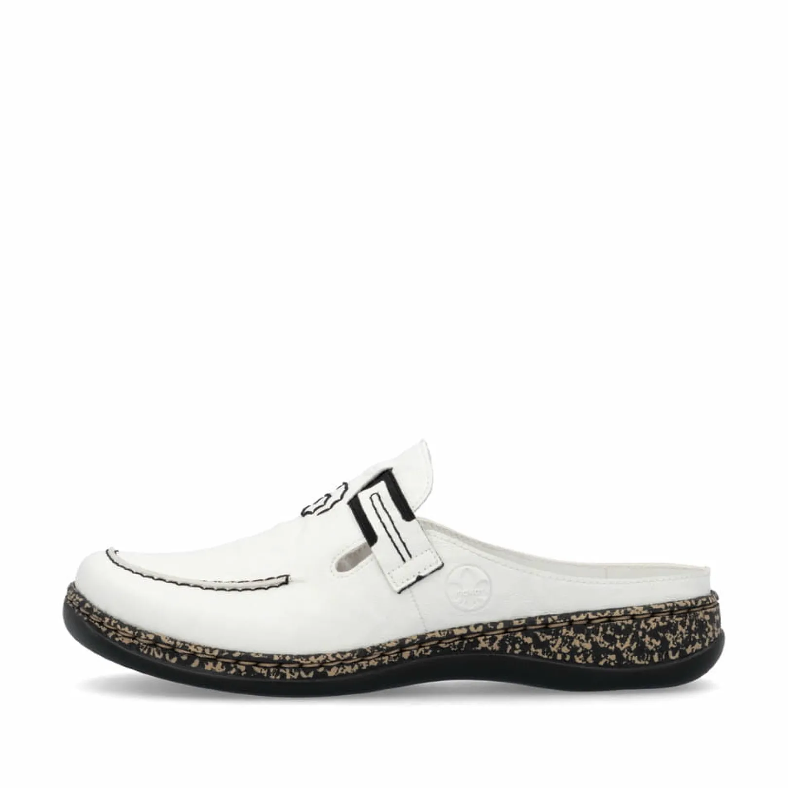 Rieker Pantoletten & Hausschuhe | Halbschuhe & Slipper<Damen Clogs altweiß Weiss