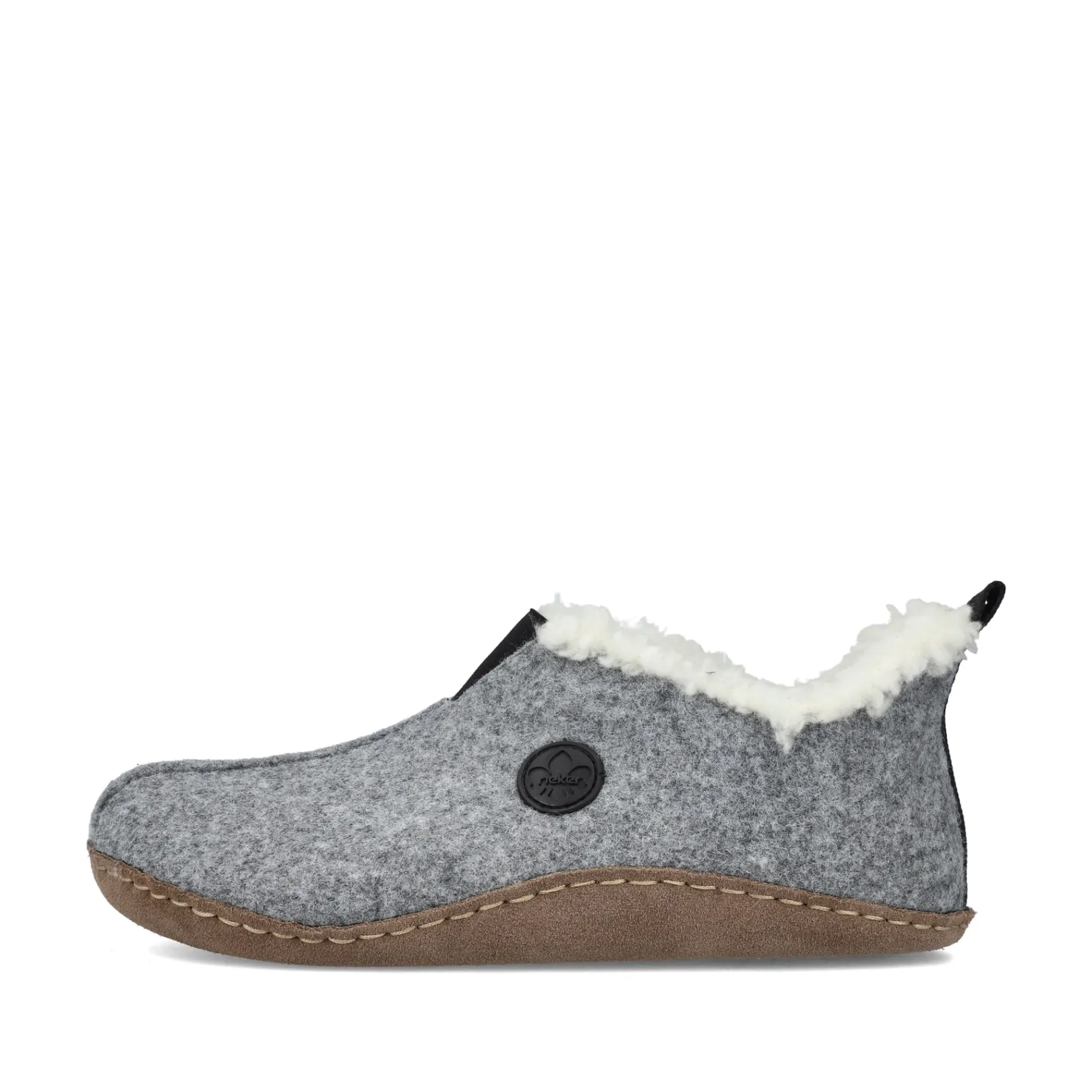 Rieker Pantoletten & Hausschuhe | Halbschuhe & Slipper<Damen Clogs granit Grau