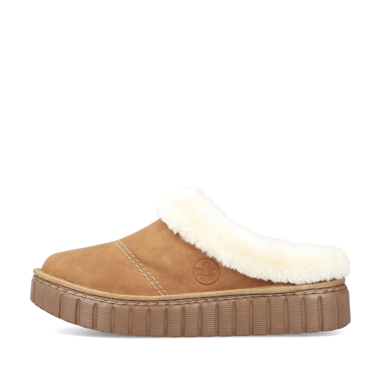 Rieker Pantoletten & Hausschuhe | Halbschuhe & Slipper<Damen Clogs karamell Braun