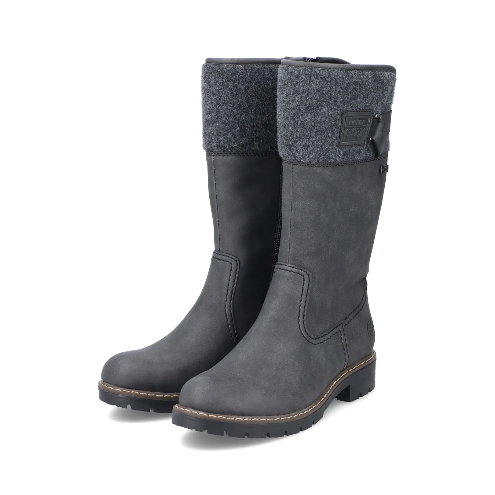 Rieker Stiefeletten & Boots<Damen Hochschaftstiefel graphit Grau