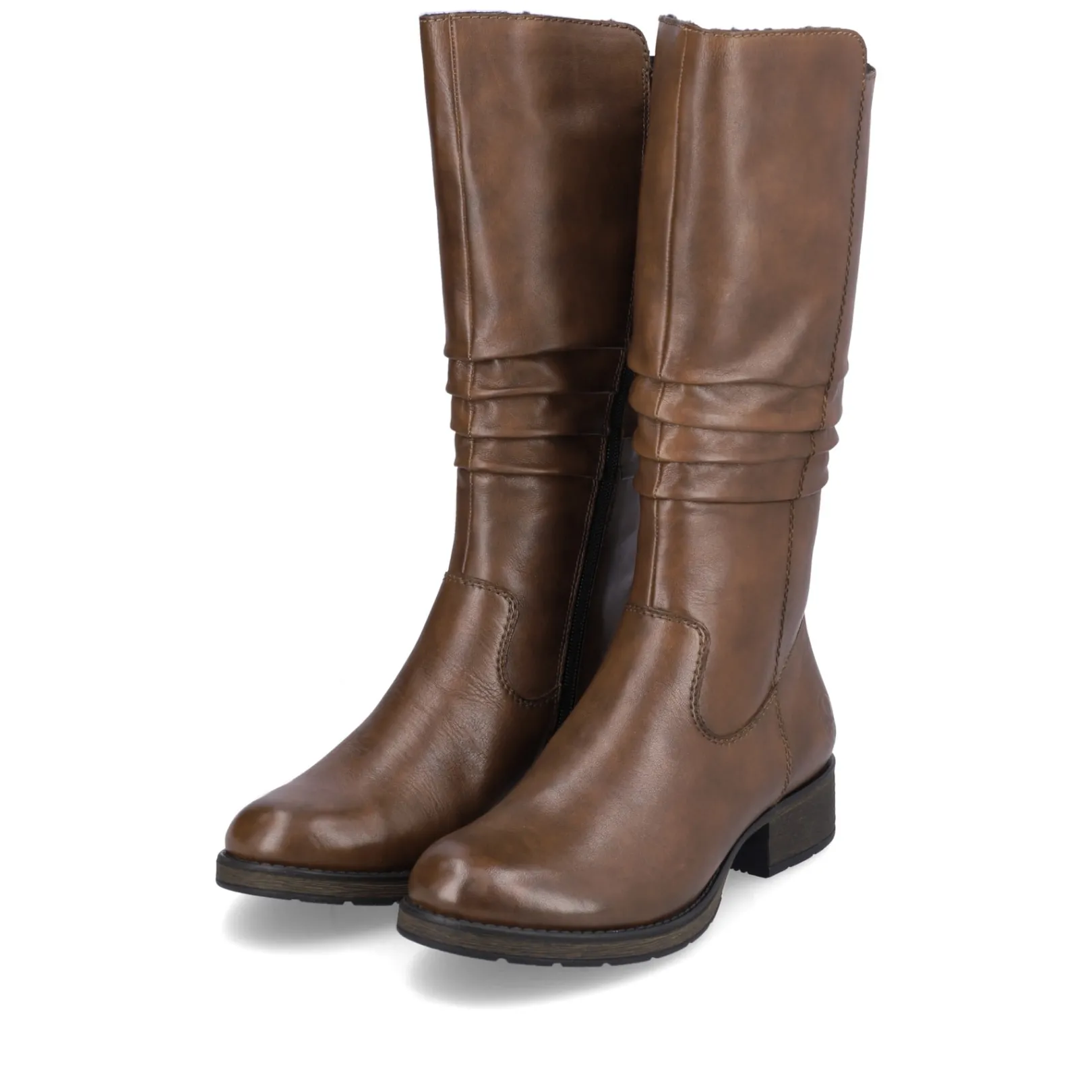 Rieker Stiefeletten & Boots<Damen Hochschaftstiefel kaffee Braun