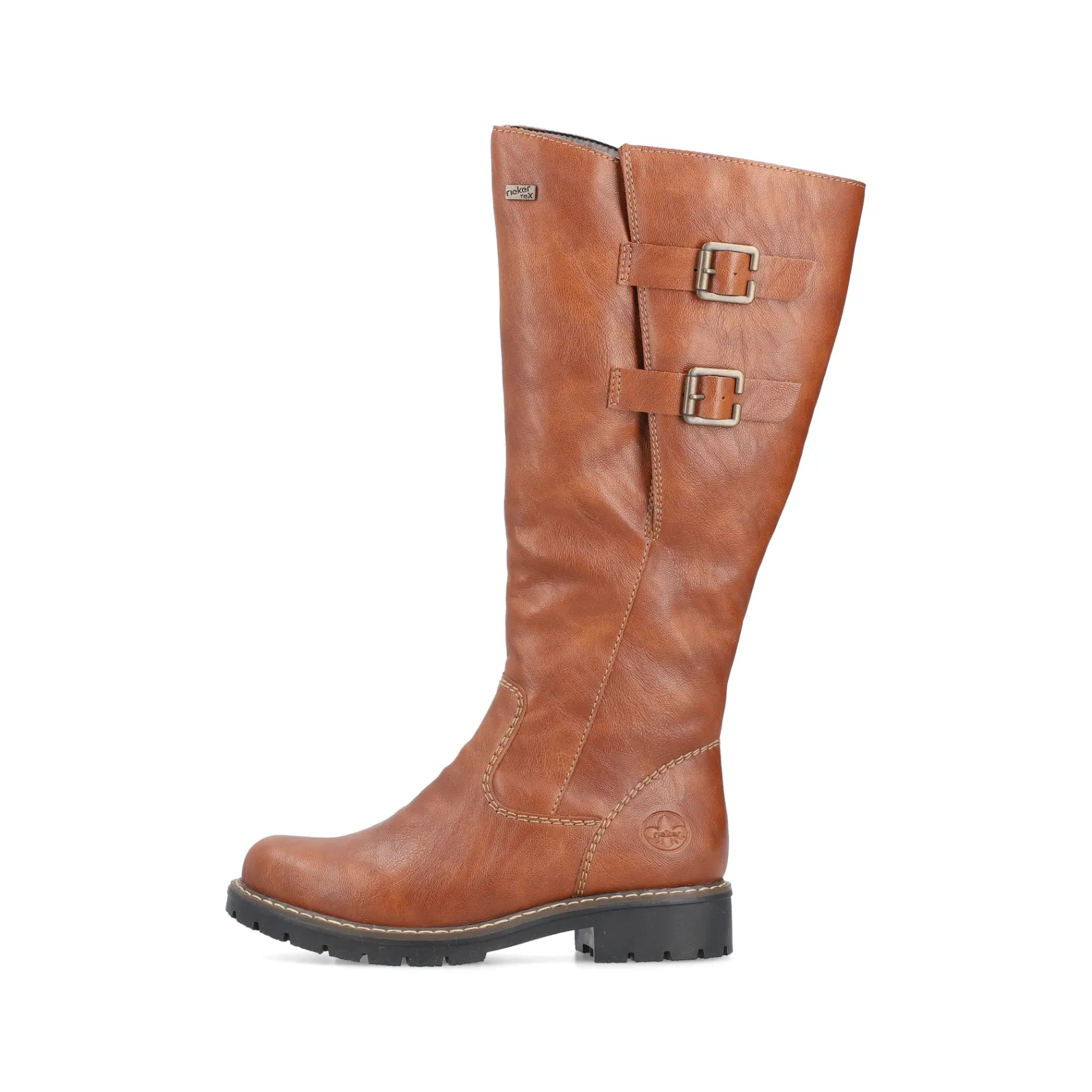 Rieker Stiefeletten & Boots<Damen Hochschaftstiefel karamell Braun