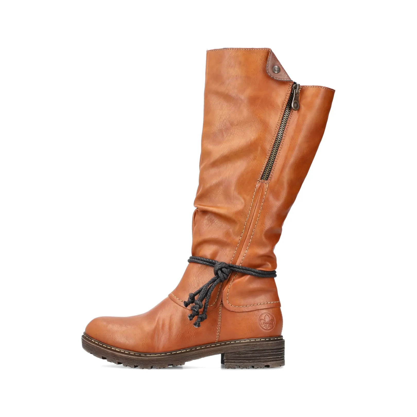 Rieker Stiefeletten & Boots<Damen Hochschaftstiefel karamell Braun