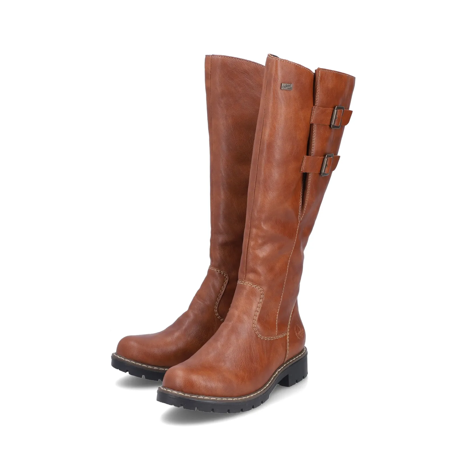 Rieker Stiefeletten & Boots<Damen Hochschaftstiefel karamell Braun